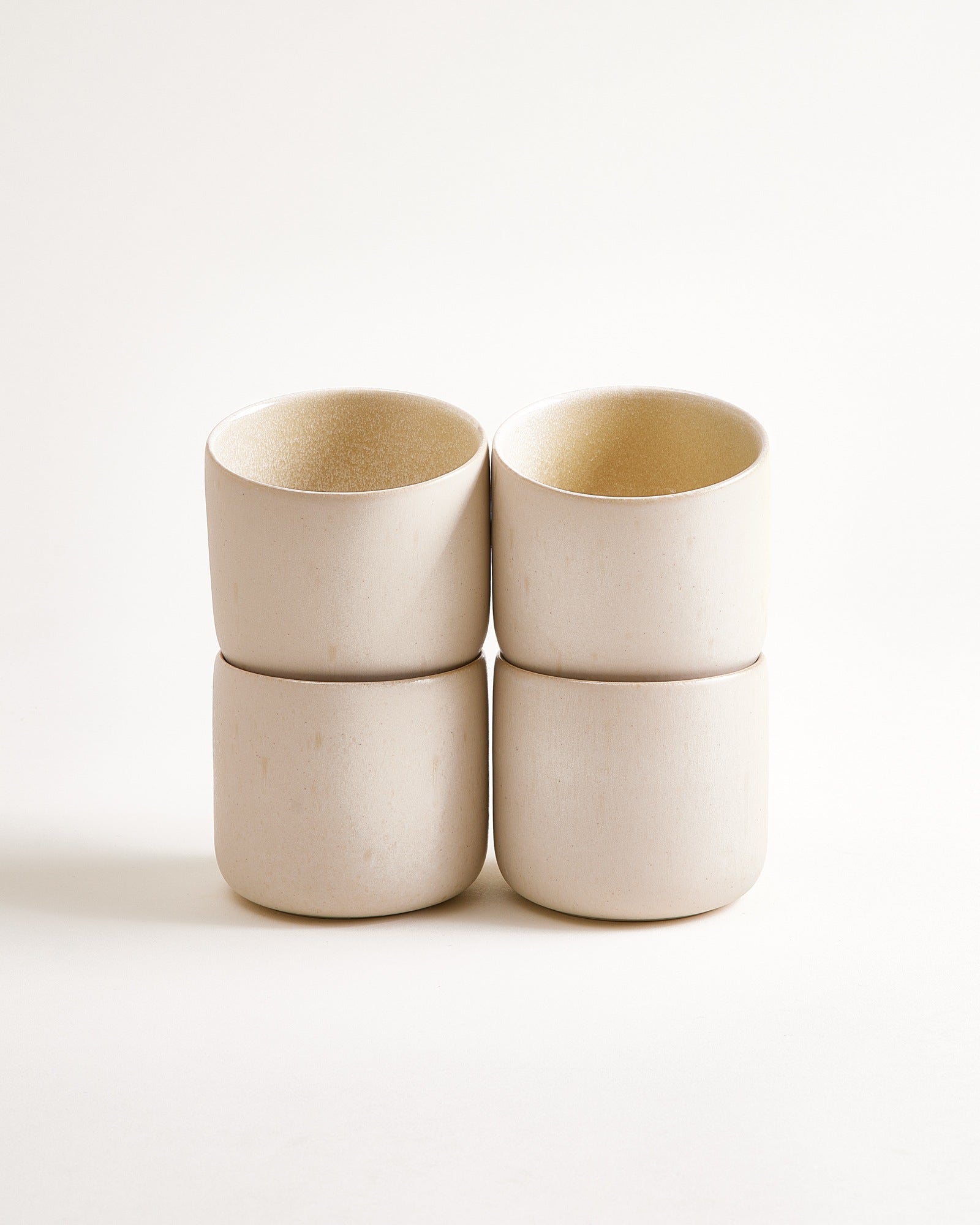 Lorosa Becher groß sand 4er-Set