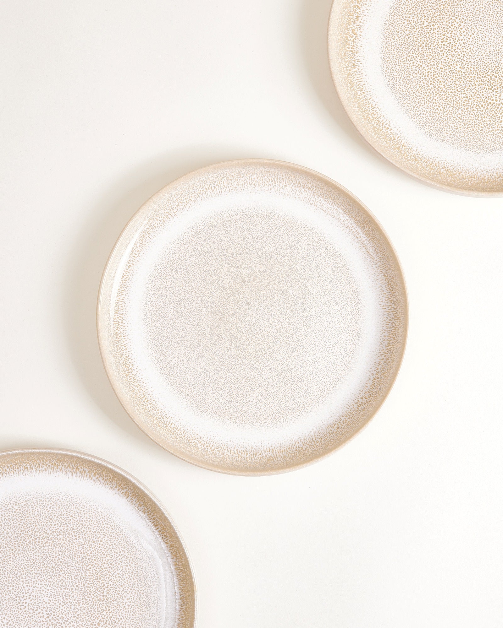 Lorosa Teller groß modern sand