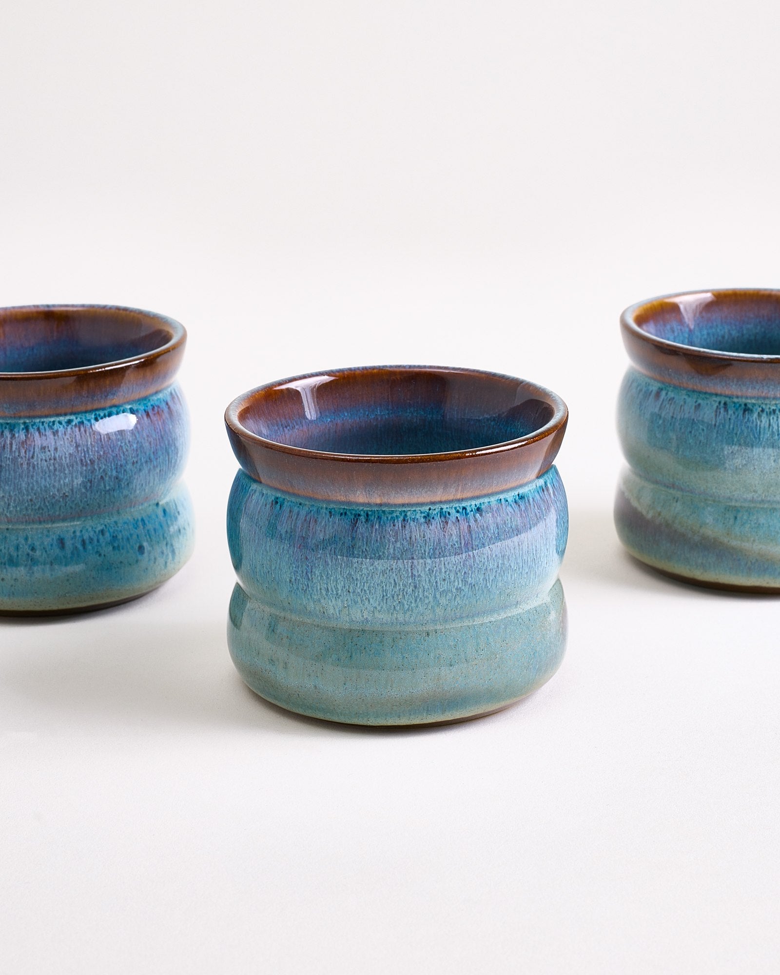 Madeira Becher klein bubble grünblau 4er-Set