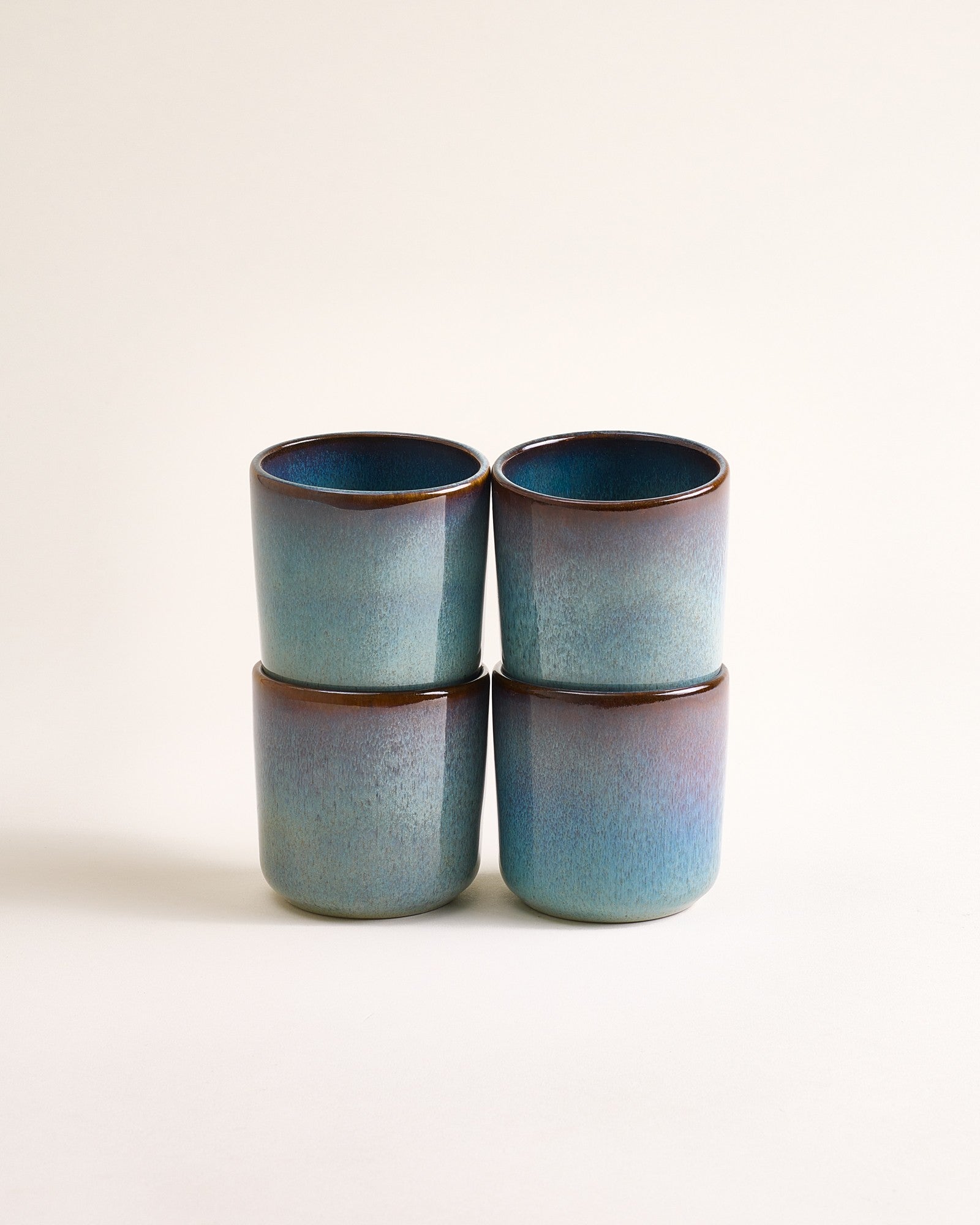 Madeira - Small cup green-blue Set of 4
