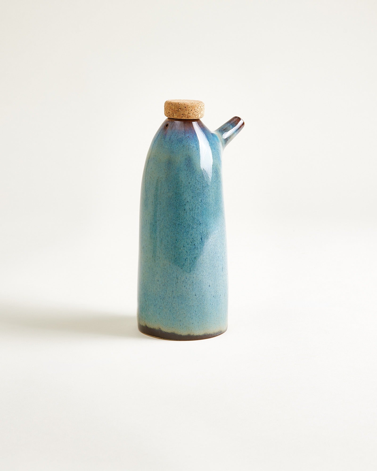 Madeira Essig- & Ölflasche grünblau