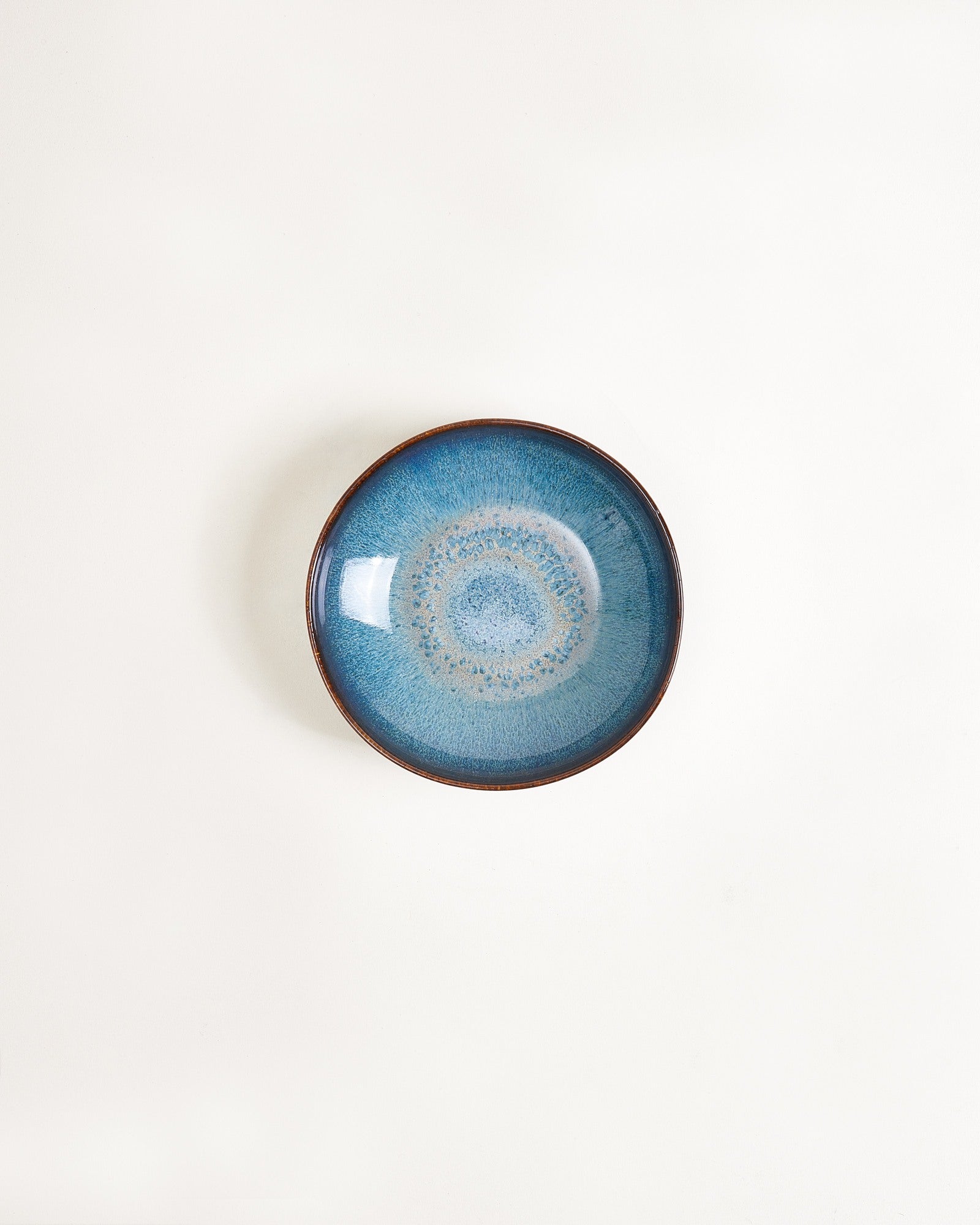 TarHong Salatteller Mit Nautischem Anker-Design – 21,6 Cm, Melamin, Marineblau/weiß, 6 Stück (spülmaschinenfest)