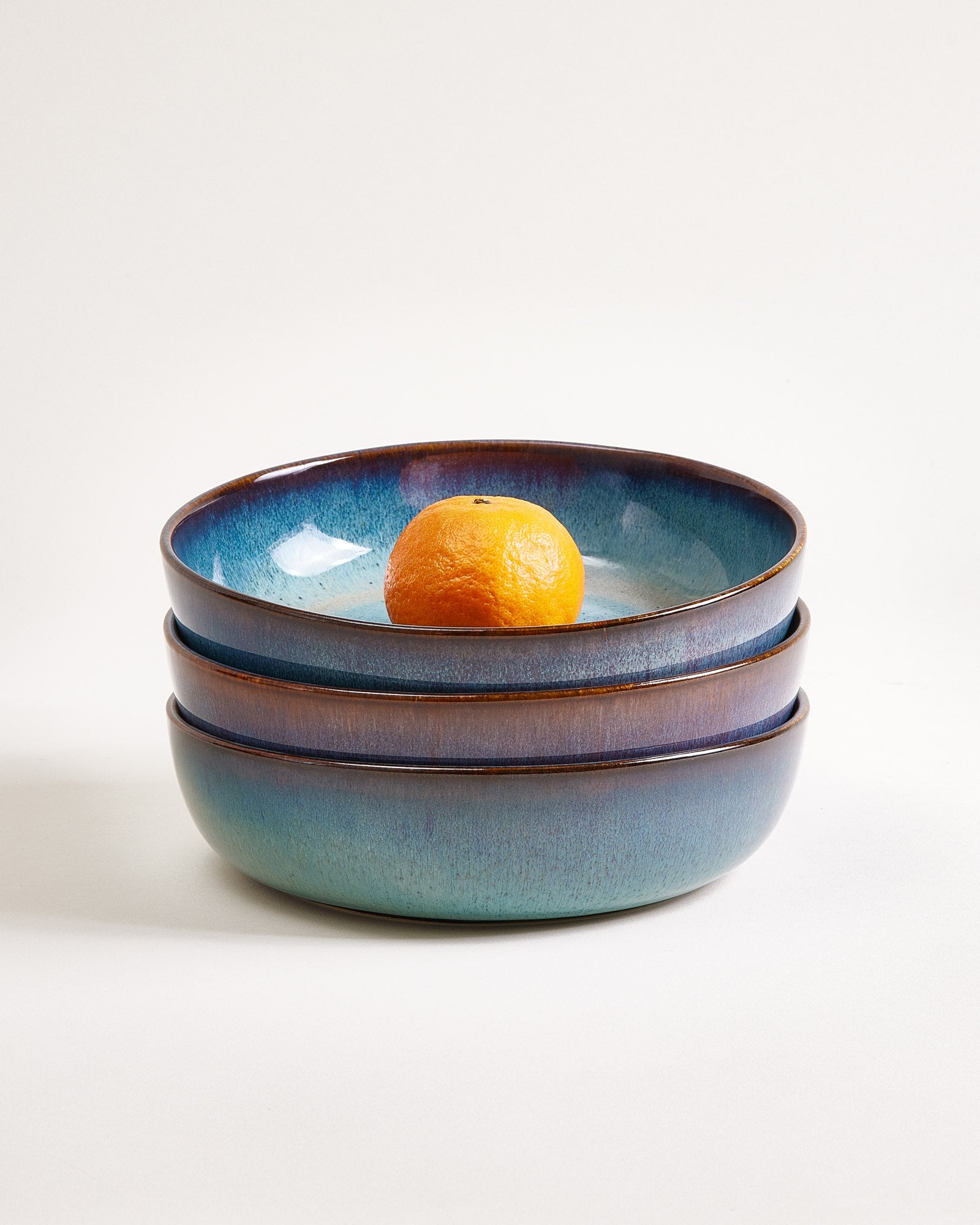 Madeira - Pasta plate modern green-blue