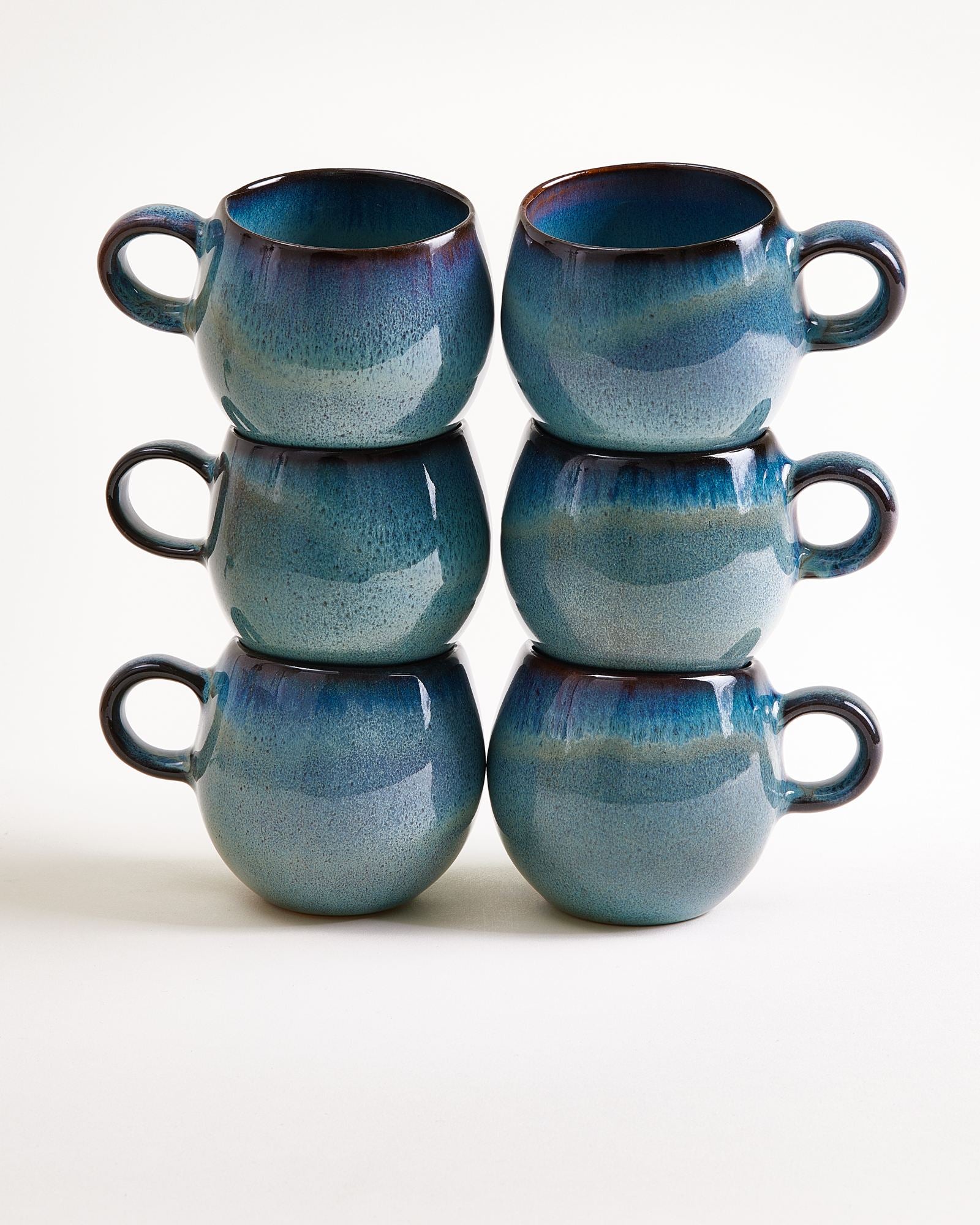 Madeira Tasse klein grünblau 6er-Set