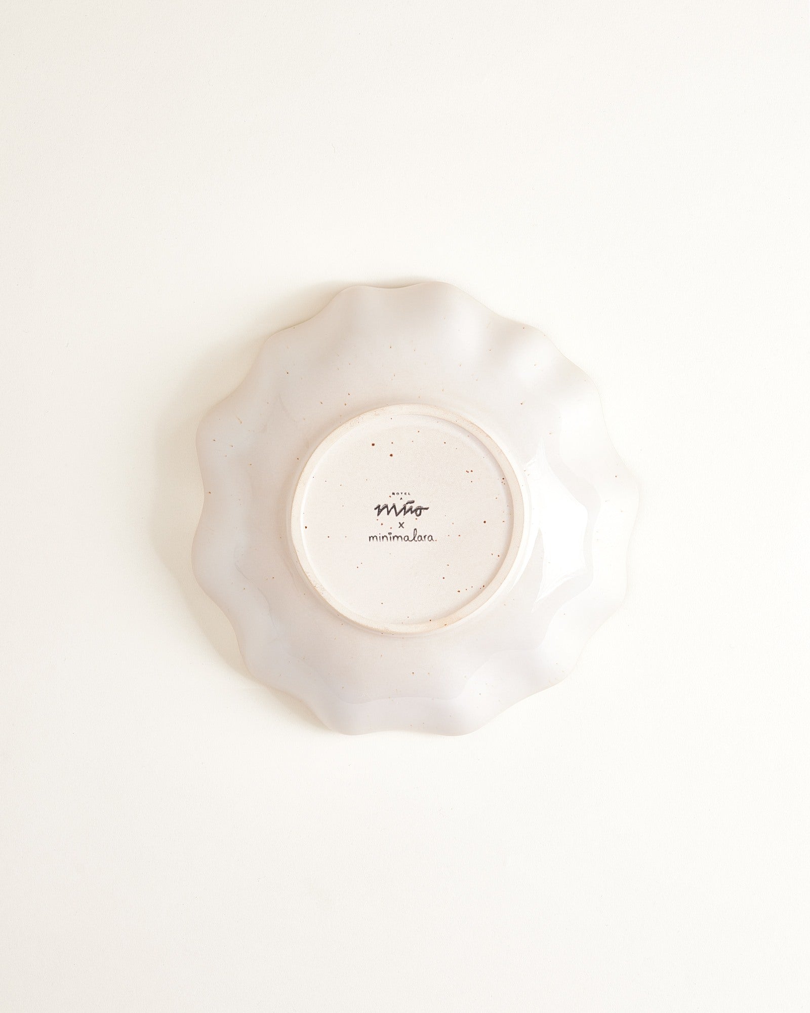MaM x minimalara - Pasta plate shell sand