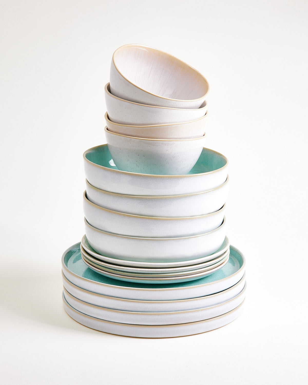 Geschirr-Set Mint Harmony mint sand 16-teilig