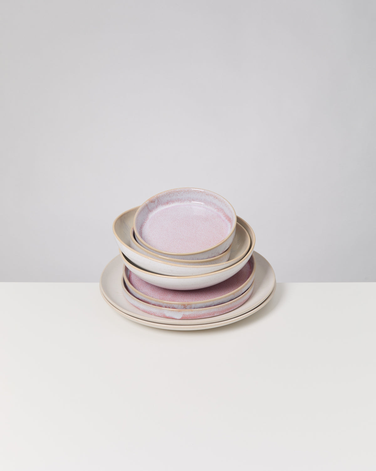 Geschirr-Set Pink sands rosé sand 8-teilig