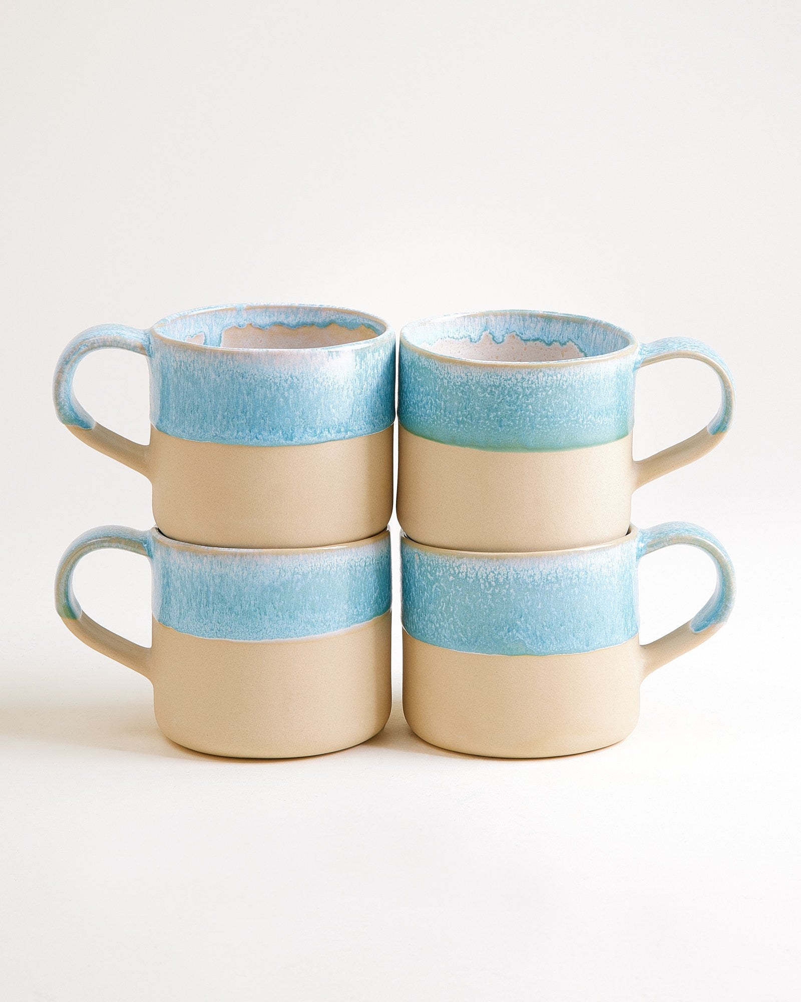 Nódoa - Set of 4 Mugs Blue dipped