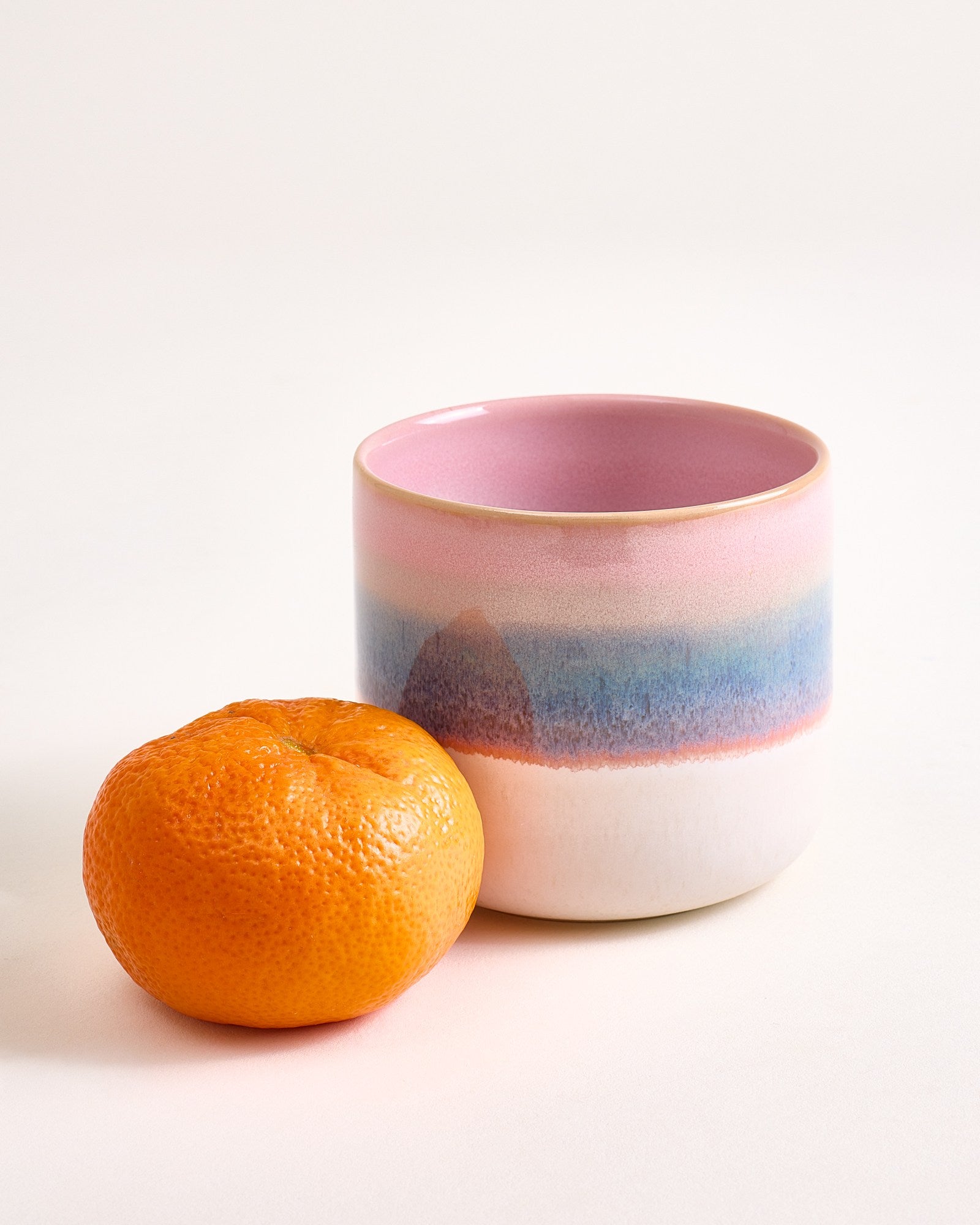 Nódoa - Cup large Pink Blue dipped