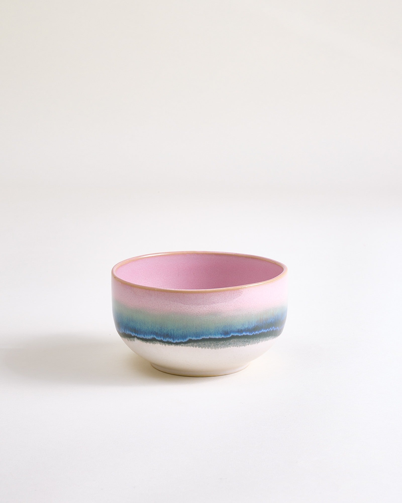 Nódoa - Ciotola per cereali dip-dye rosa verde