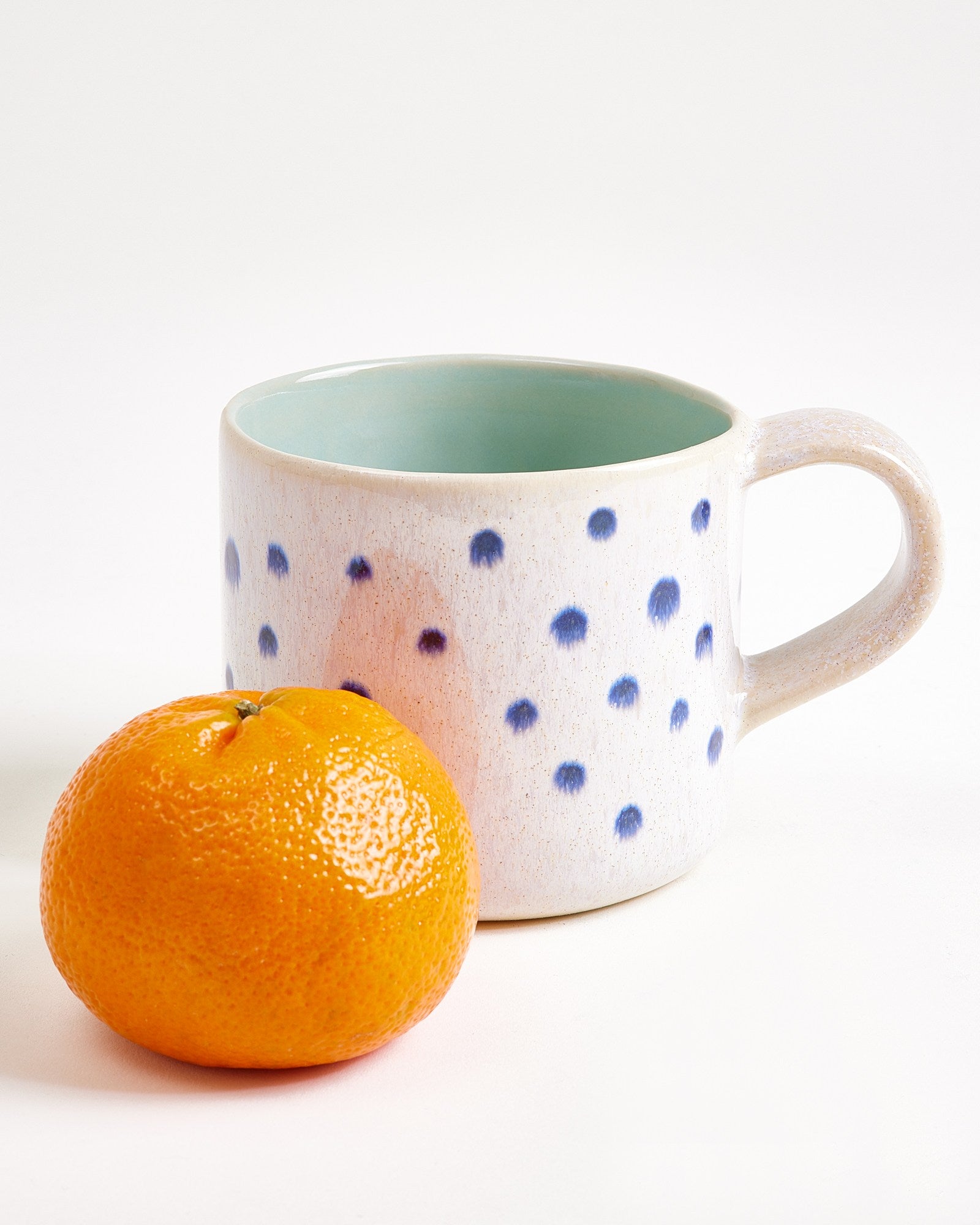 Nódoa - Set of 4 Mugs mint with dots