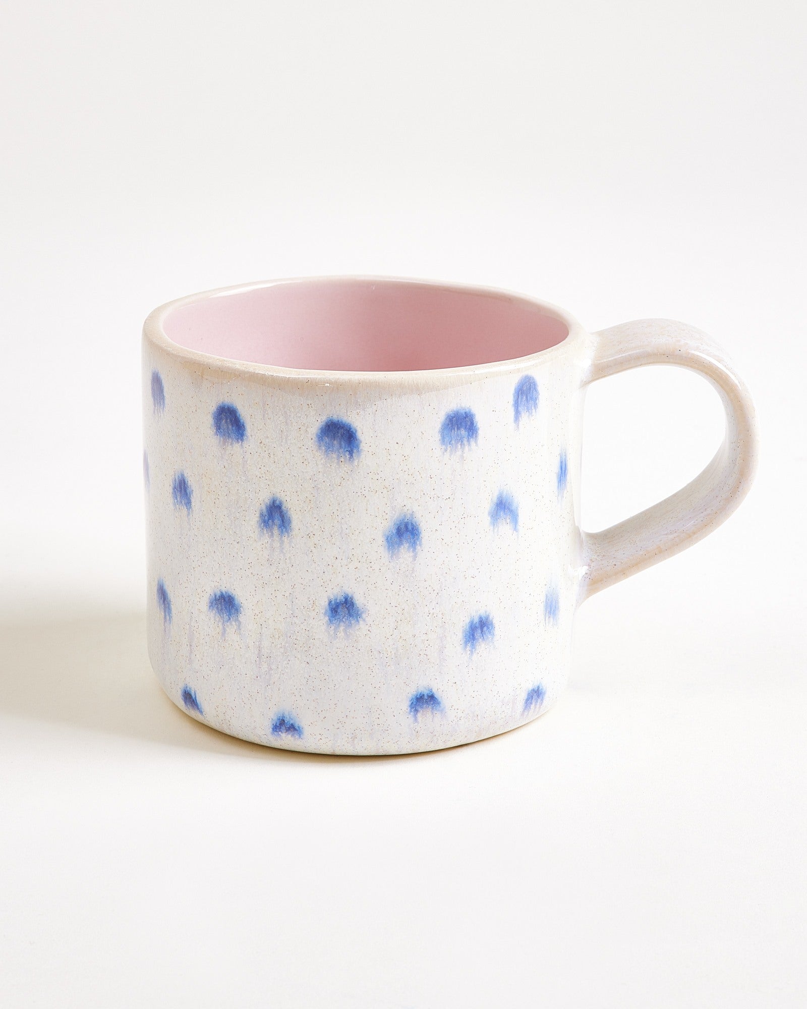 Nódoa Tasse groß gepunktet rosa blau