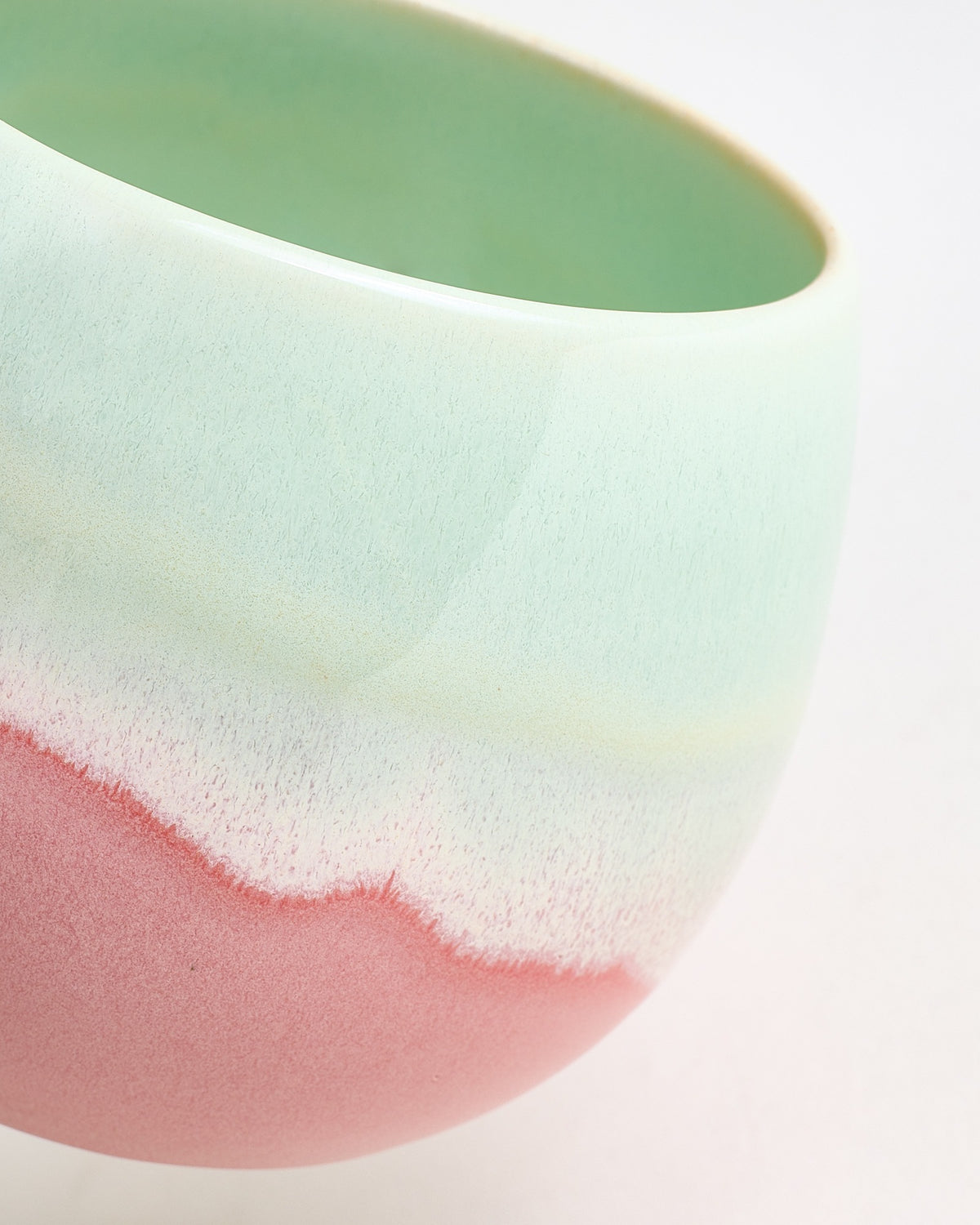 Nola - Large mug lime pink