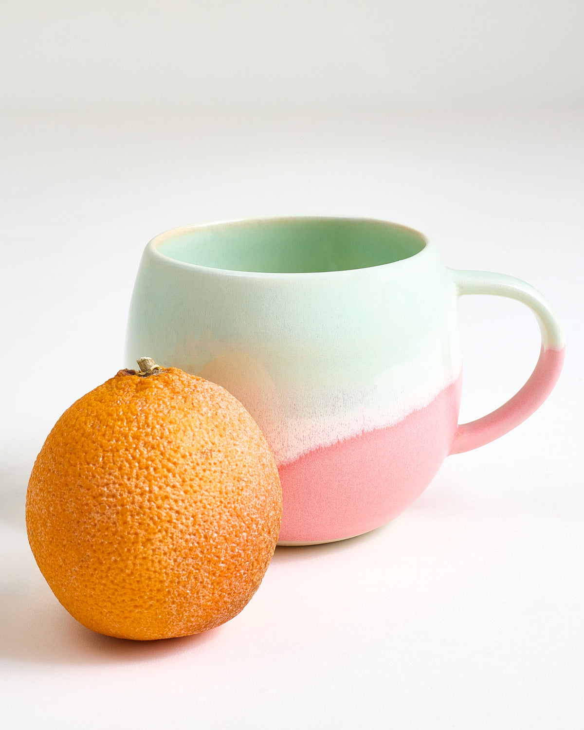 Nola - Large mug lime pink Set of 6