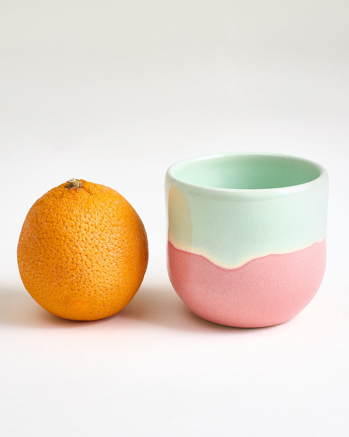 Nola - Large cup lime pink Set of 6