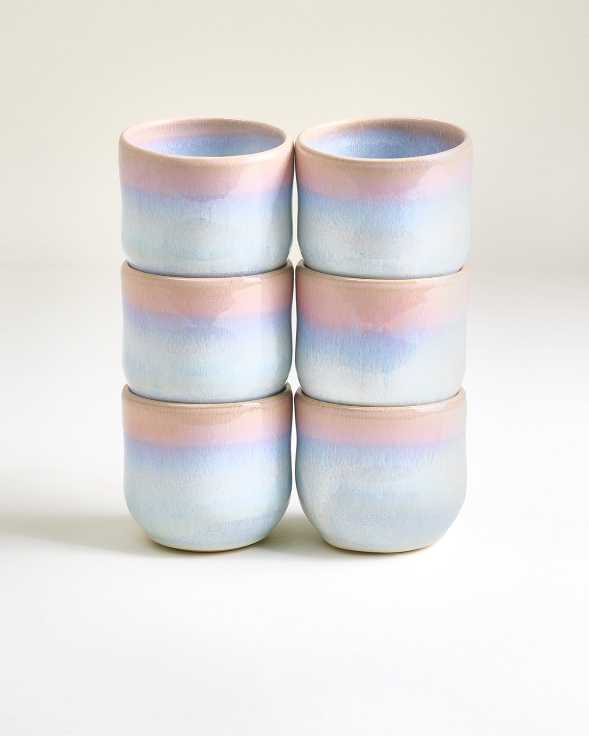 Nola - Large cup rosé blue Set of 6