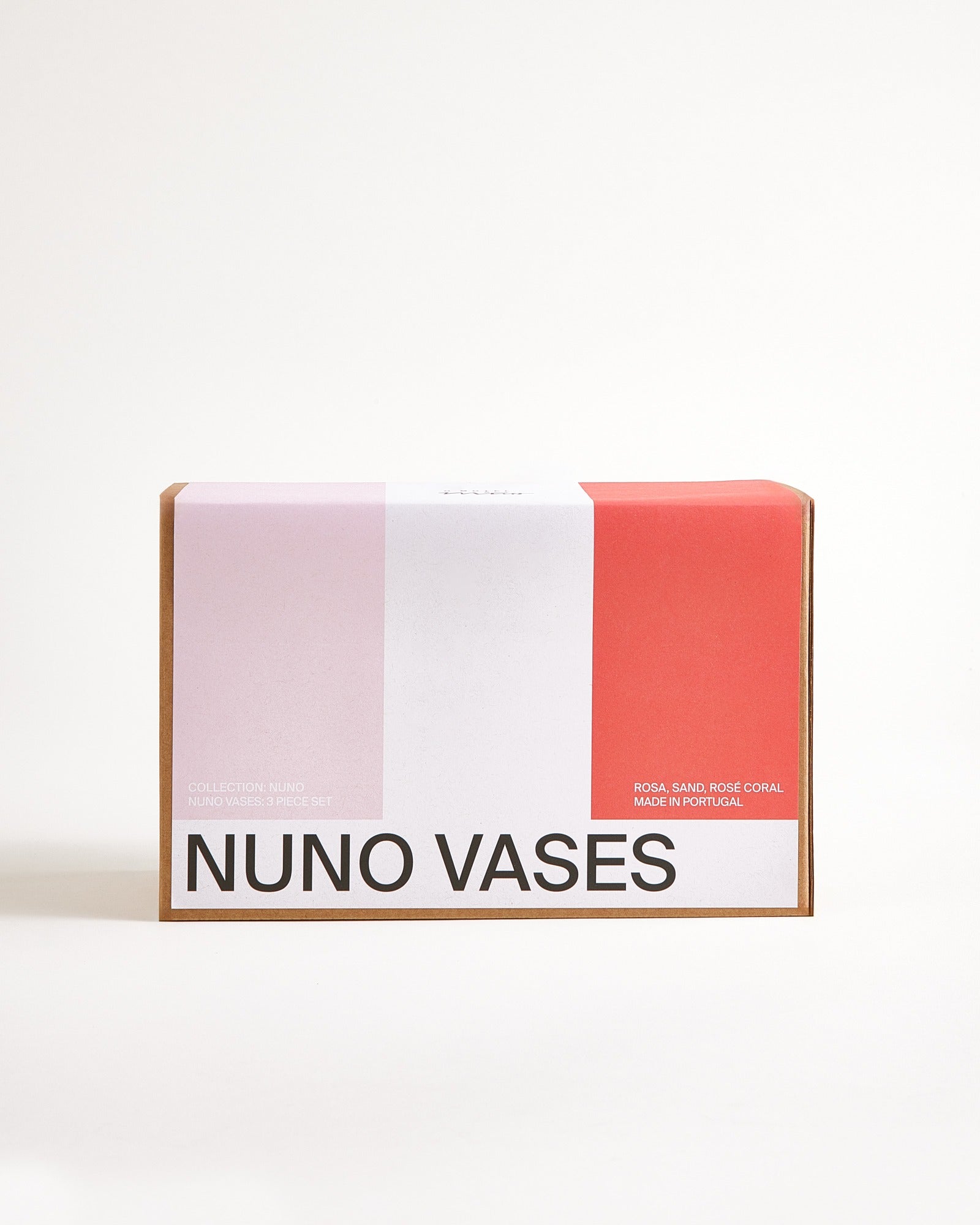 Nuno - Set da 3 vasi S rosa sabbia e corallo