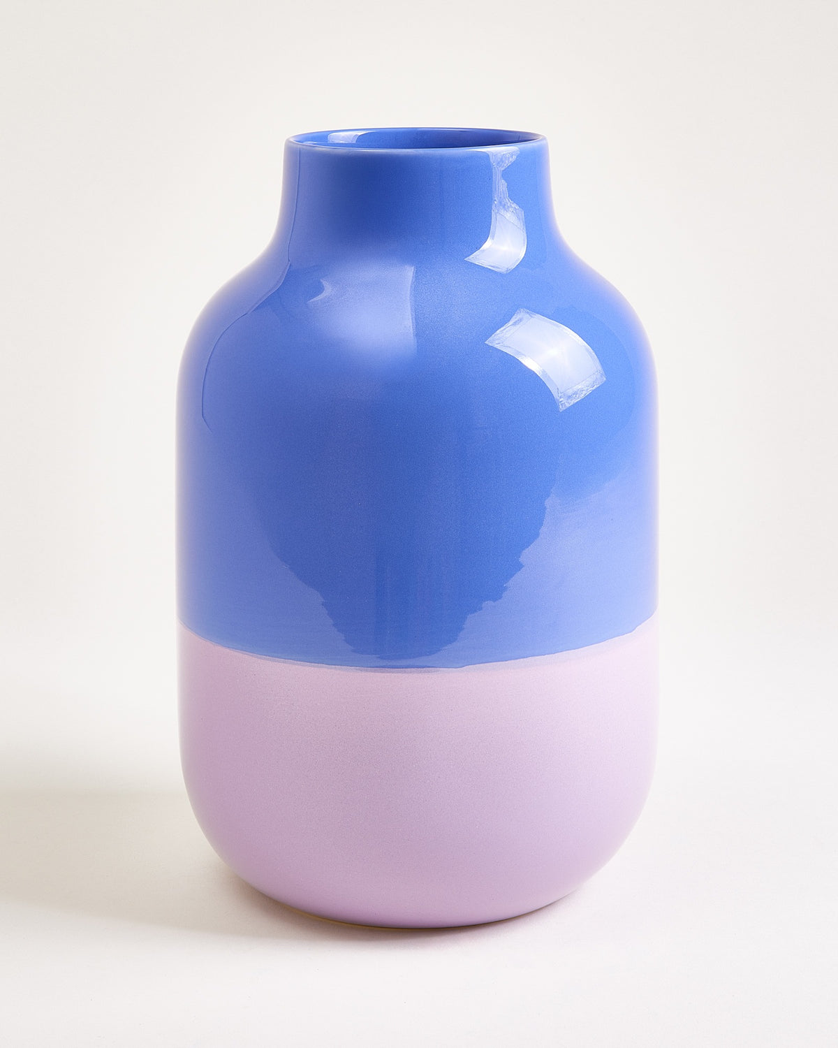 Nuno Vase L cornflower lila