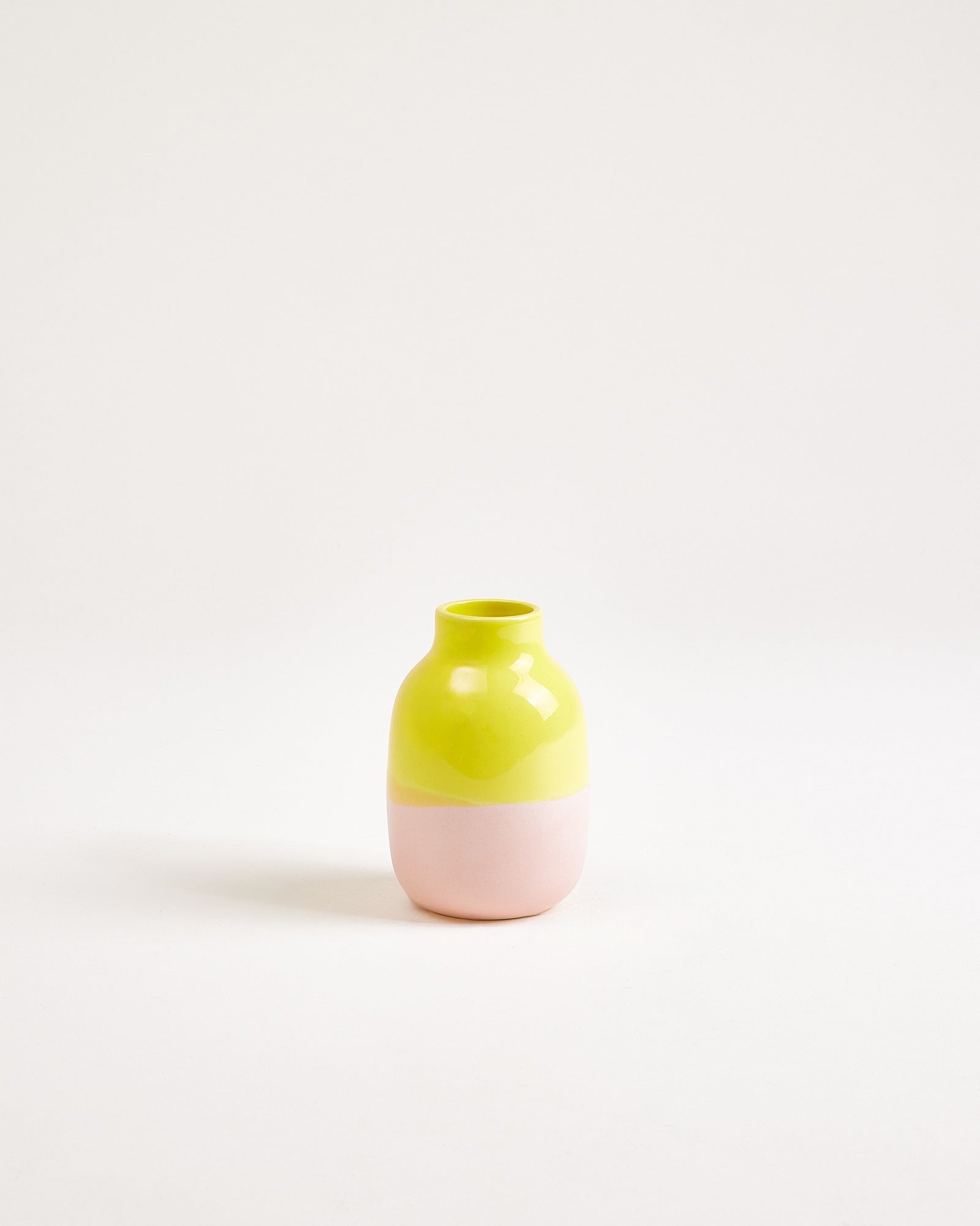 Nuno vase S - yellow rose