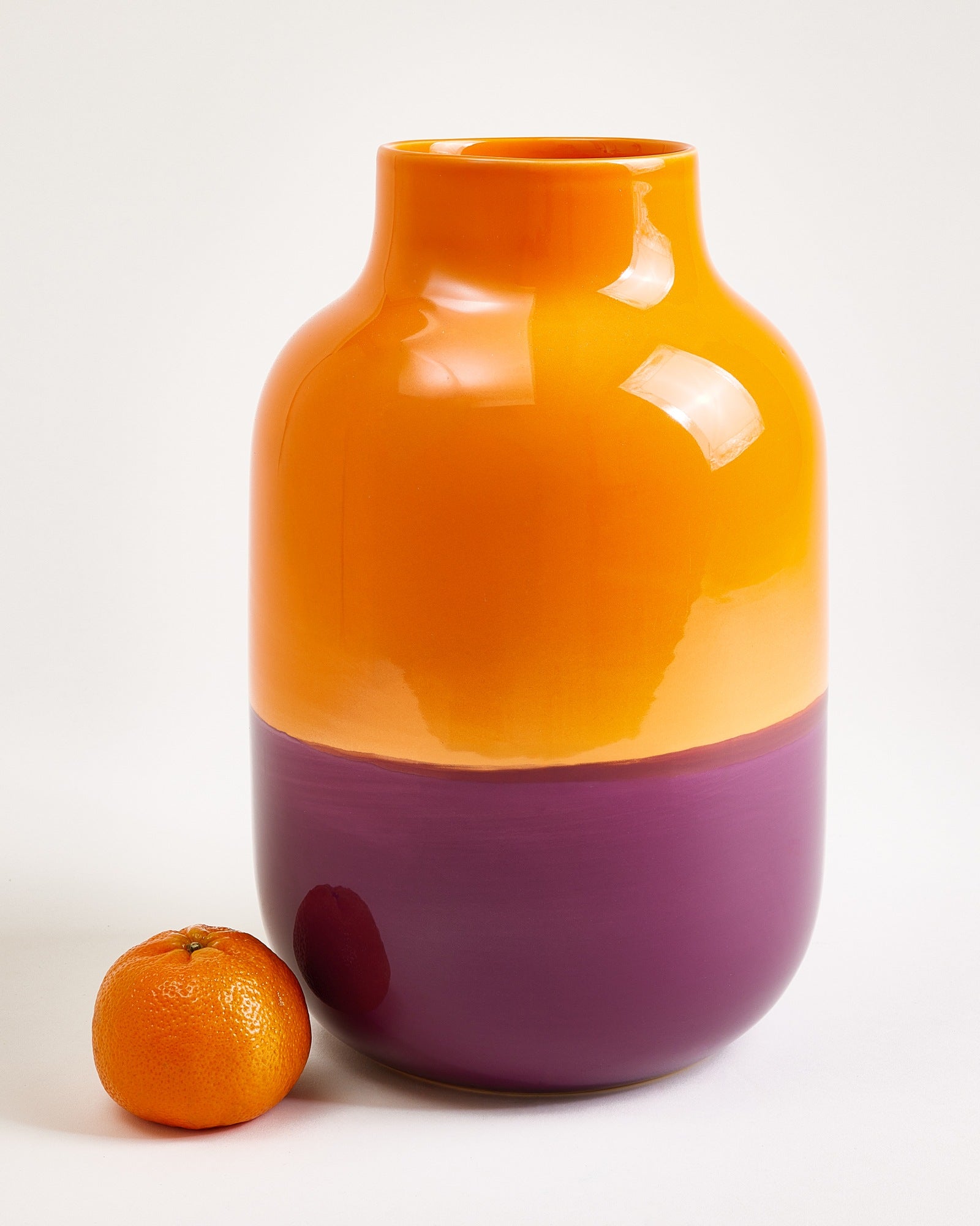 Nuno - Vaso L arancione e viola