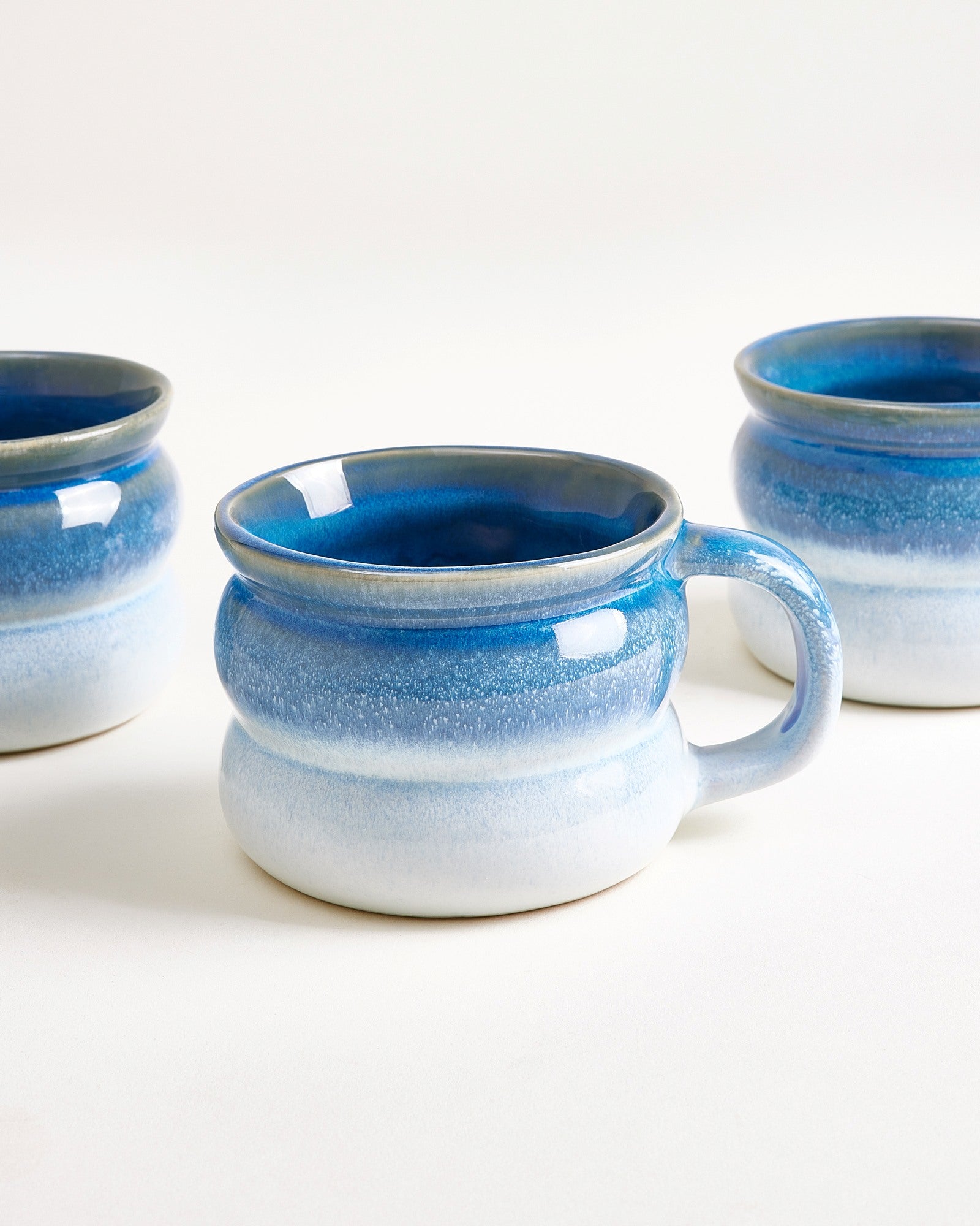 Ombra - Small mug Bubble dark blue light blue