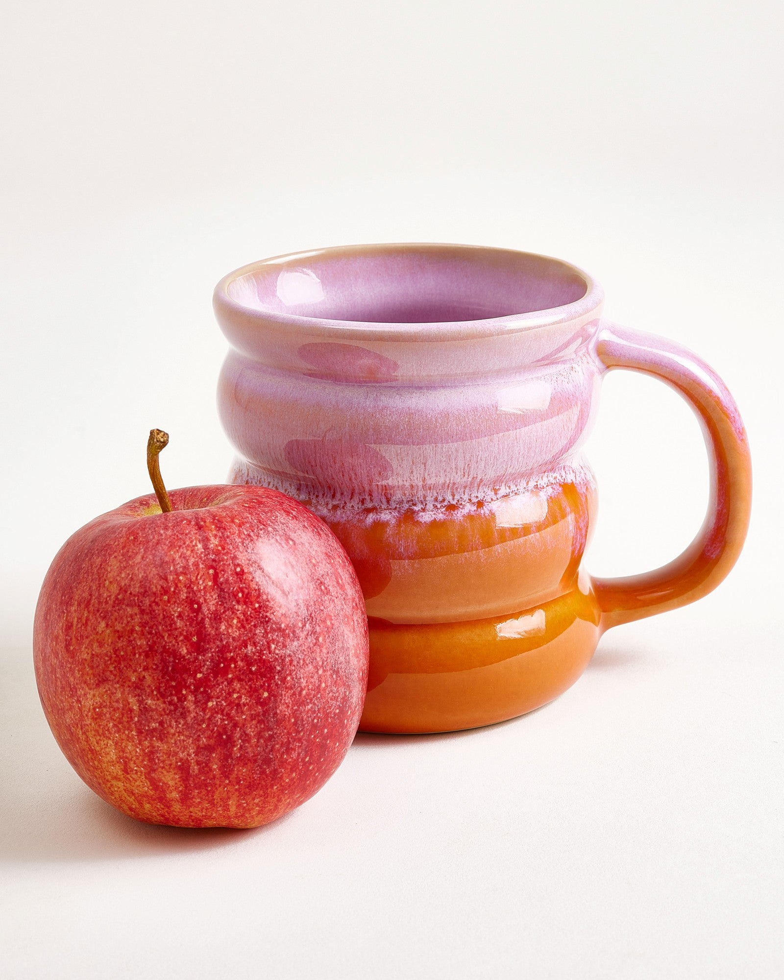 Ombra Tasse groß bubble rosa orange