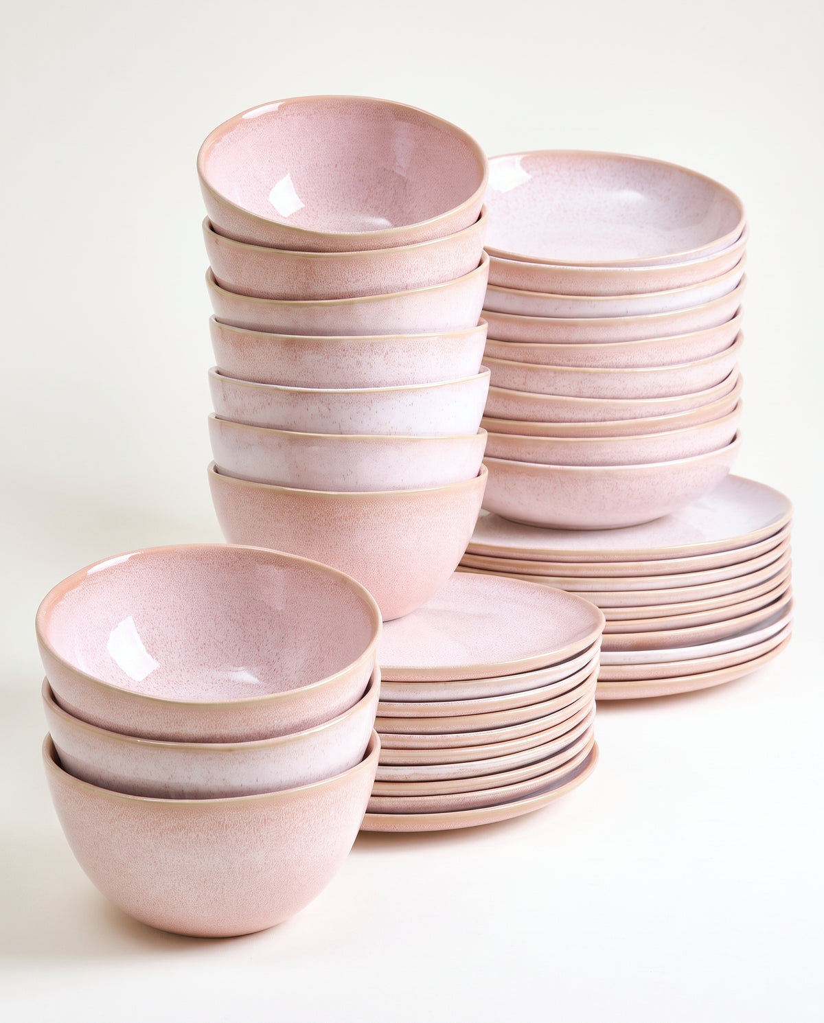 Orla Geschirr-Set classic rosé 40-teilig