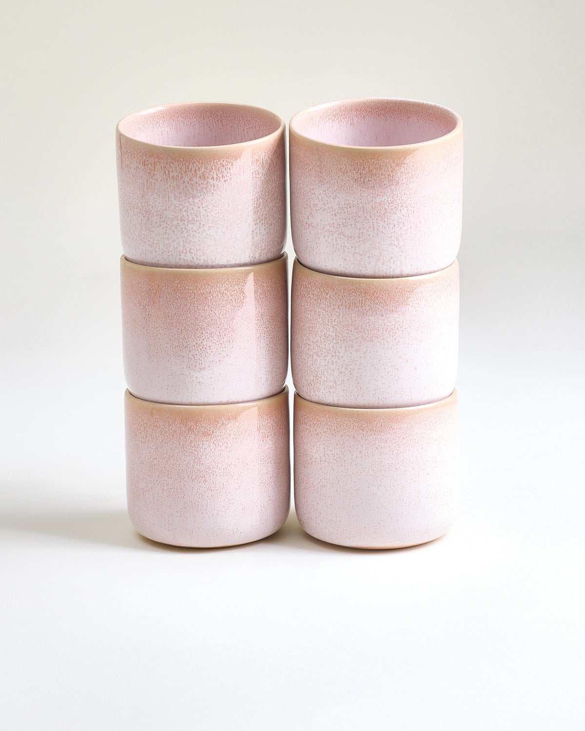 Orla Becher klein modern rosé 6er-Set