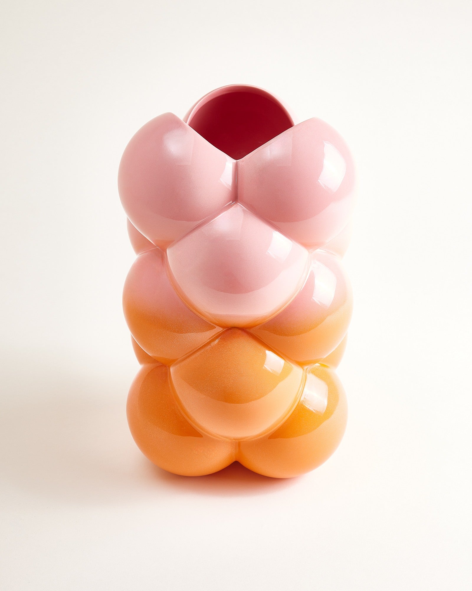 MaM x Patrick Vogel - Vaso L rosa arancione