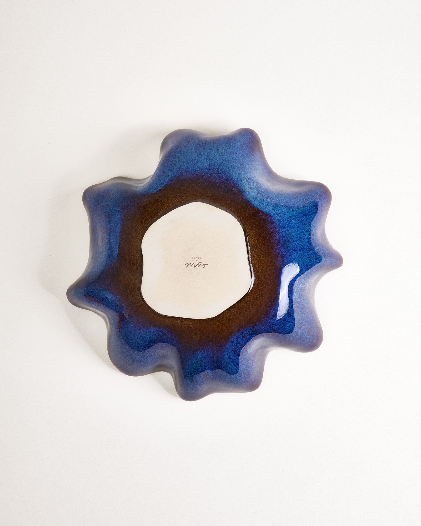 Pérola Shell - Servingbowl dark blue