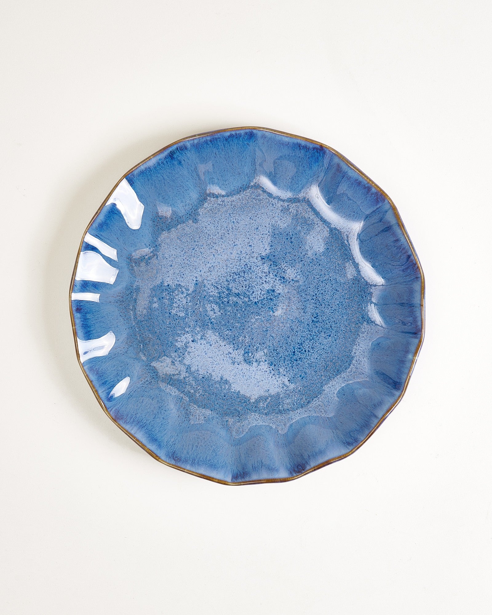 Pérola - Large plate shell dark blue