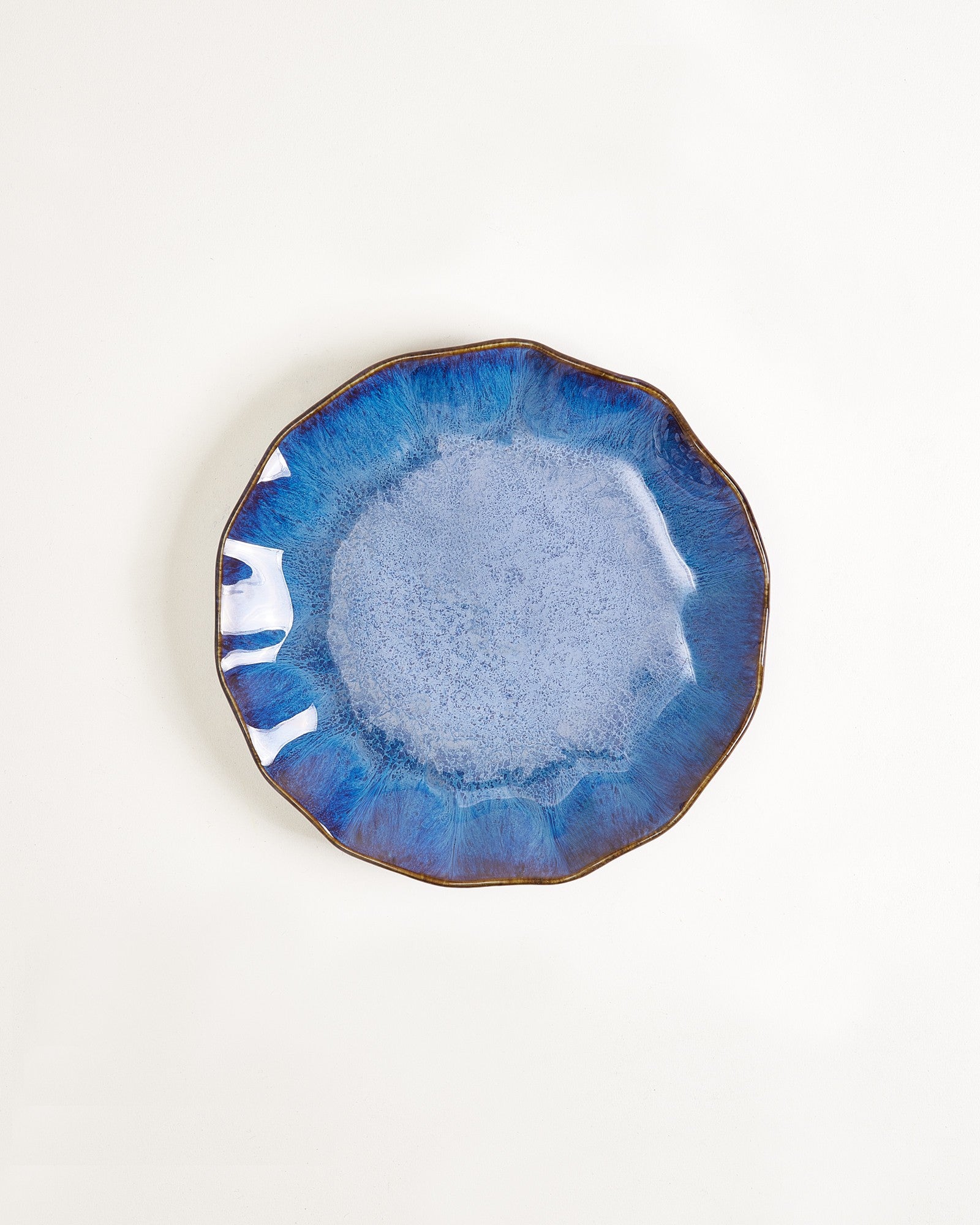 Pérola - Small plate shell dark blue