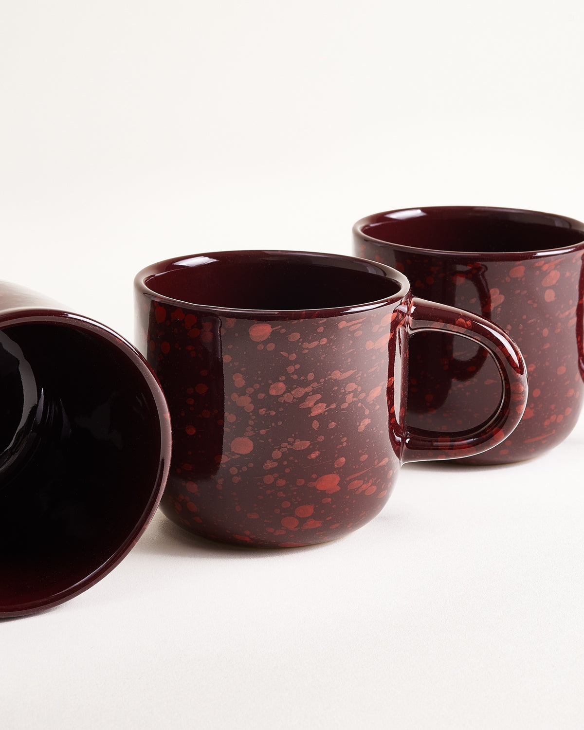 Pinta Tasse groß burgund 4er-Set