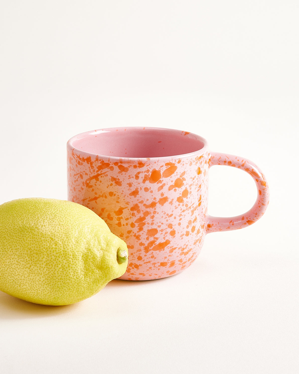 Pinta - Grande Tasse rose orange