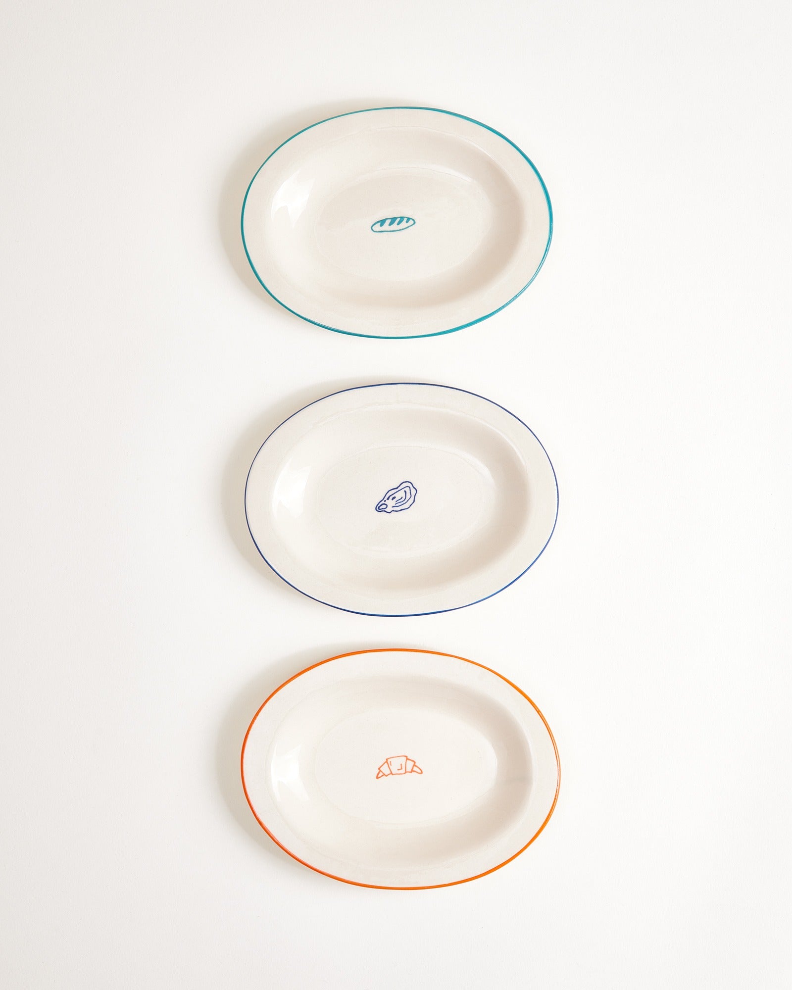MaM x Sabre Paris set of 3 mini plates mix