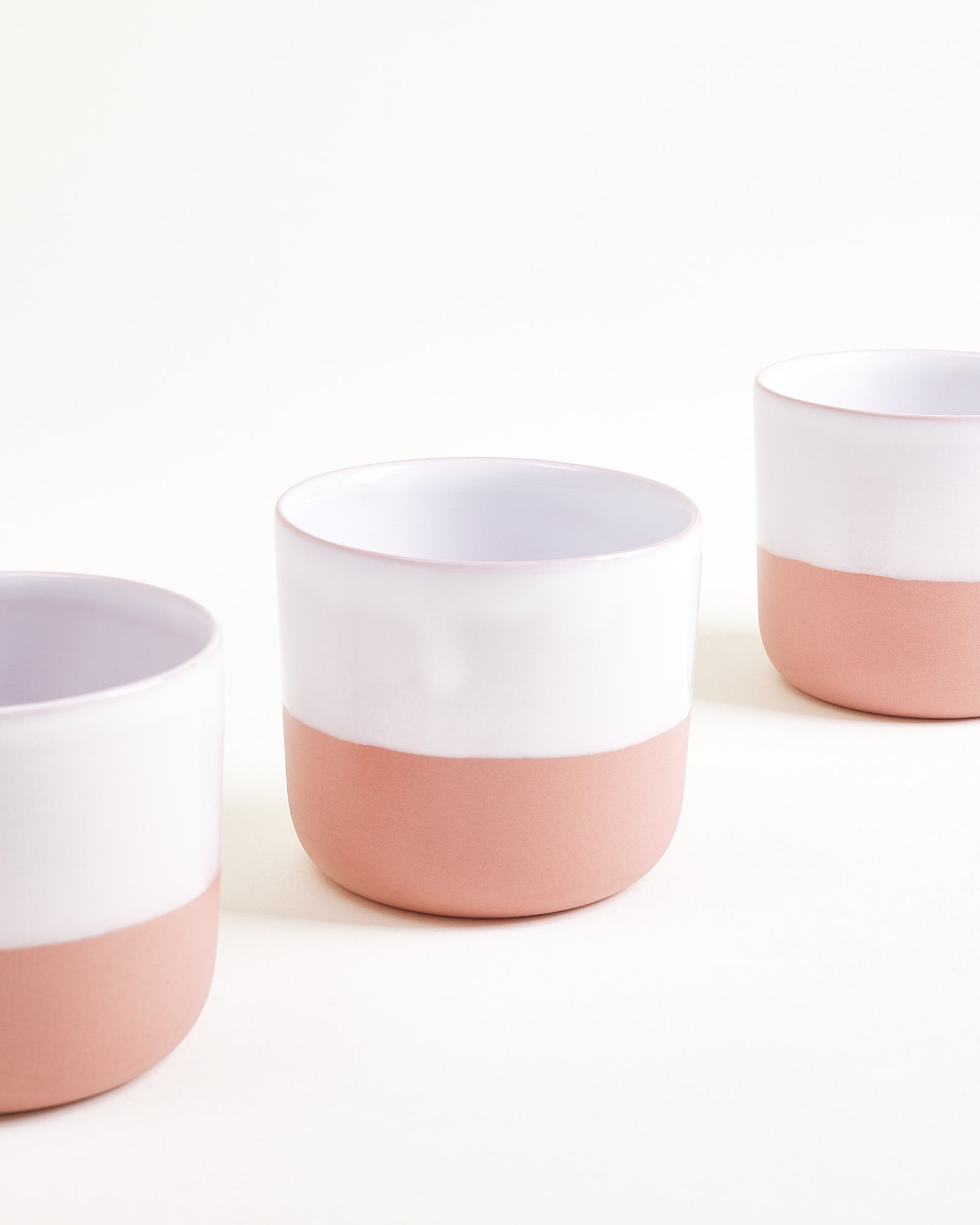 Seda Becher klein rosé weiß 4er-Set