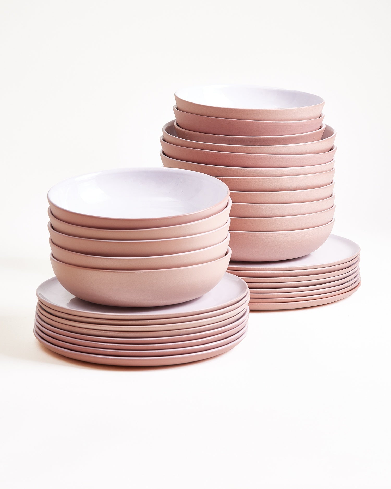 Seda pink white - Set of 32 pieces