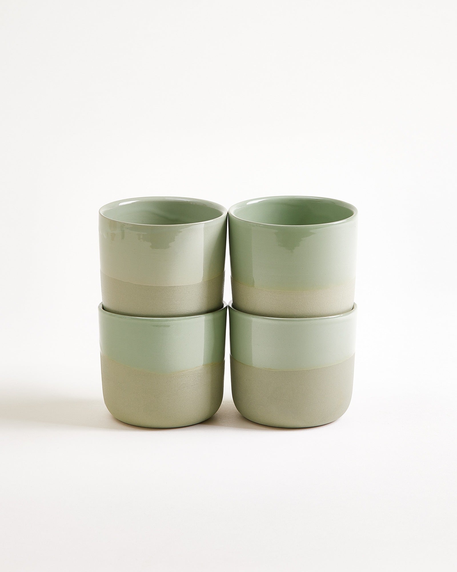 Seda Becher klein salbeigrün 4er-Set