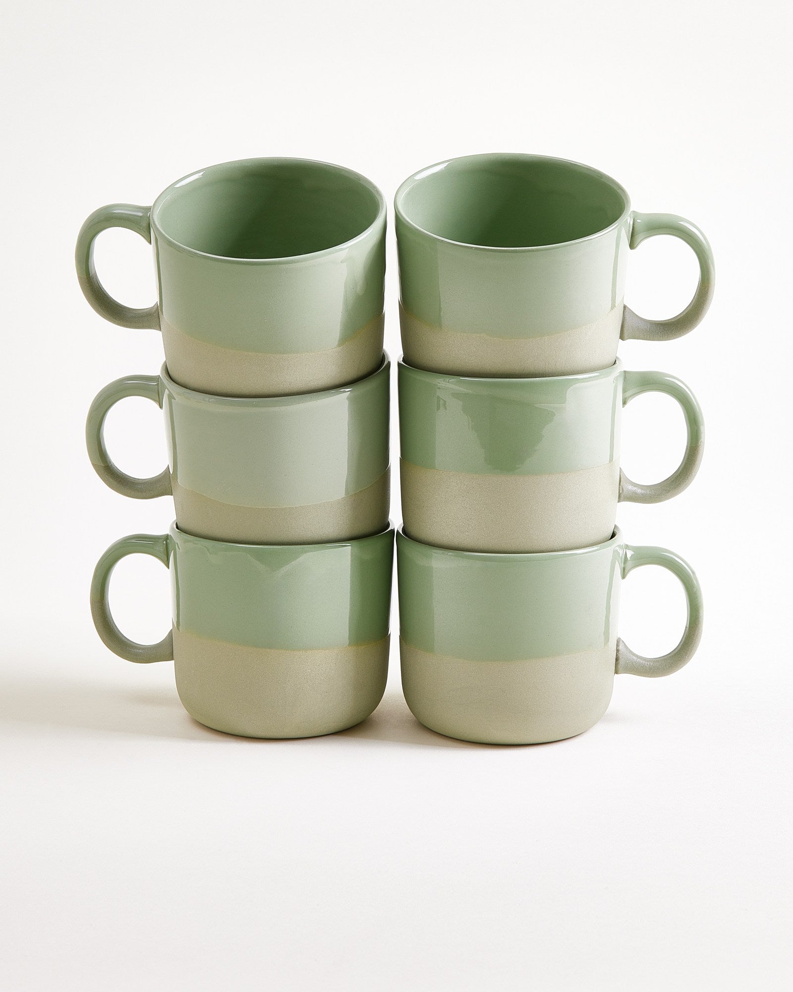 Seda Tasse klein salbeigrün 6er-Set