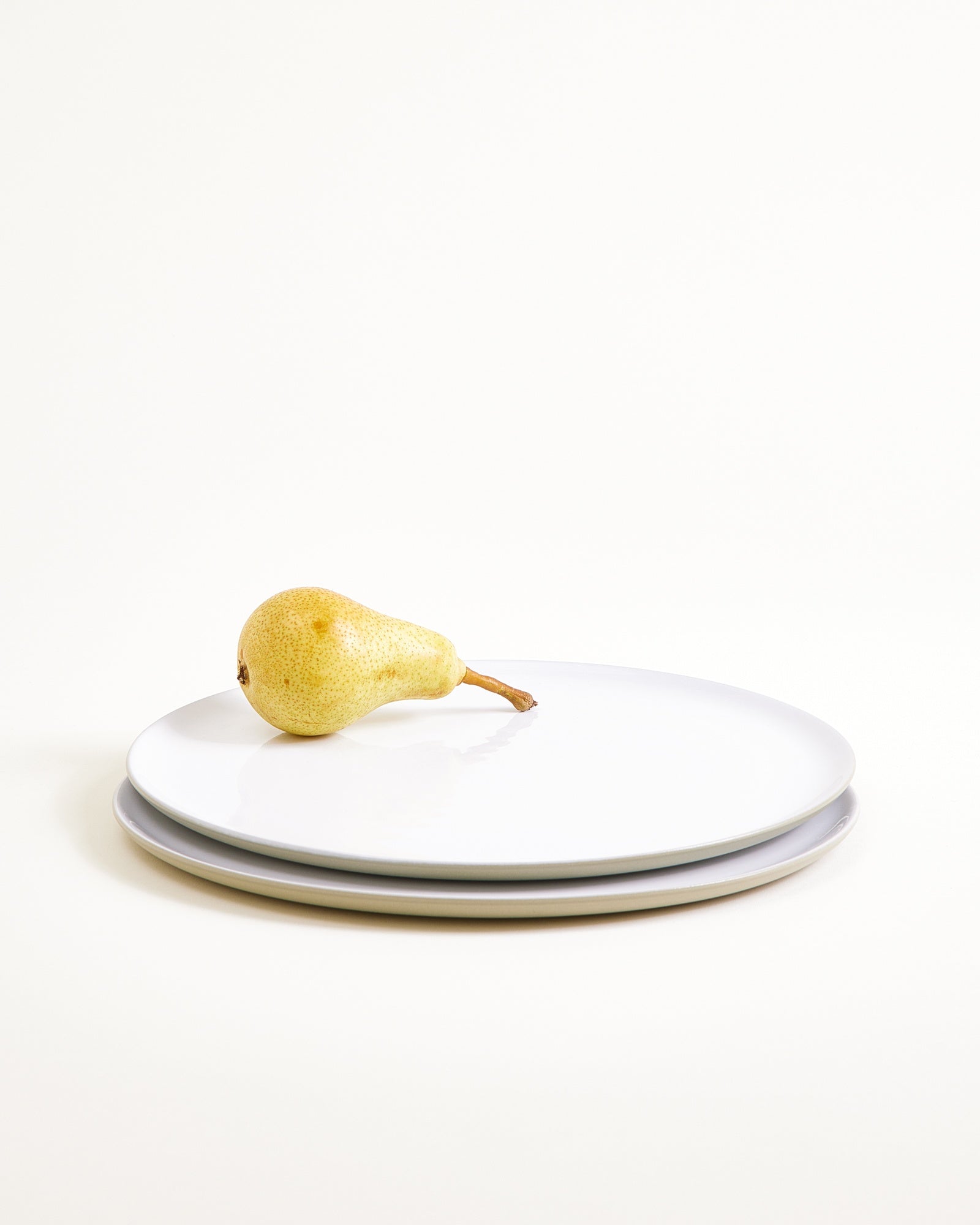 Seda Teller groß salbeigrün weiß