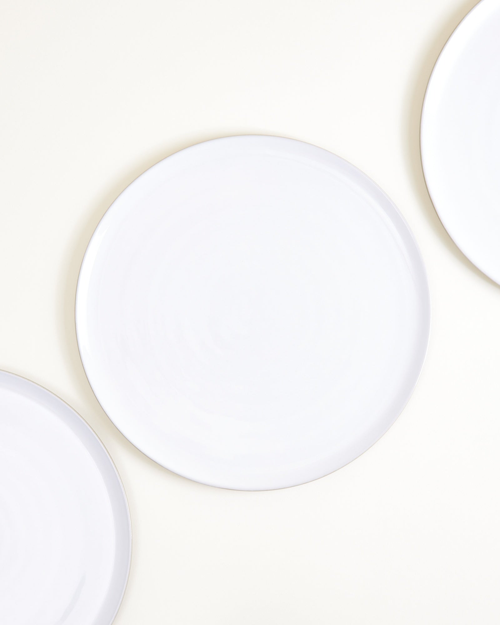 Seda Teller groß salbeigrün weiß