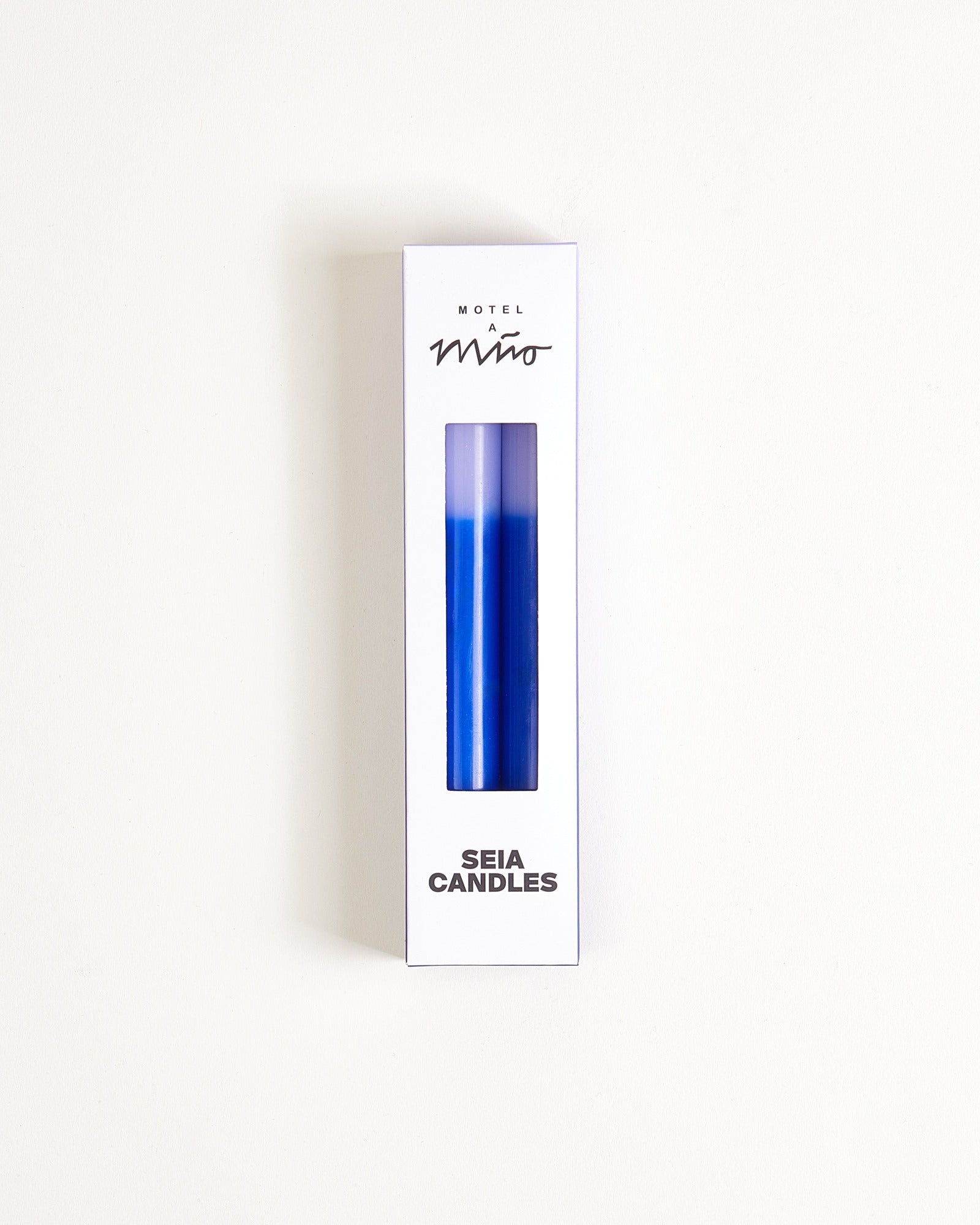 Seia - Bougie en forme de bâton Lot de 2 bleu violet