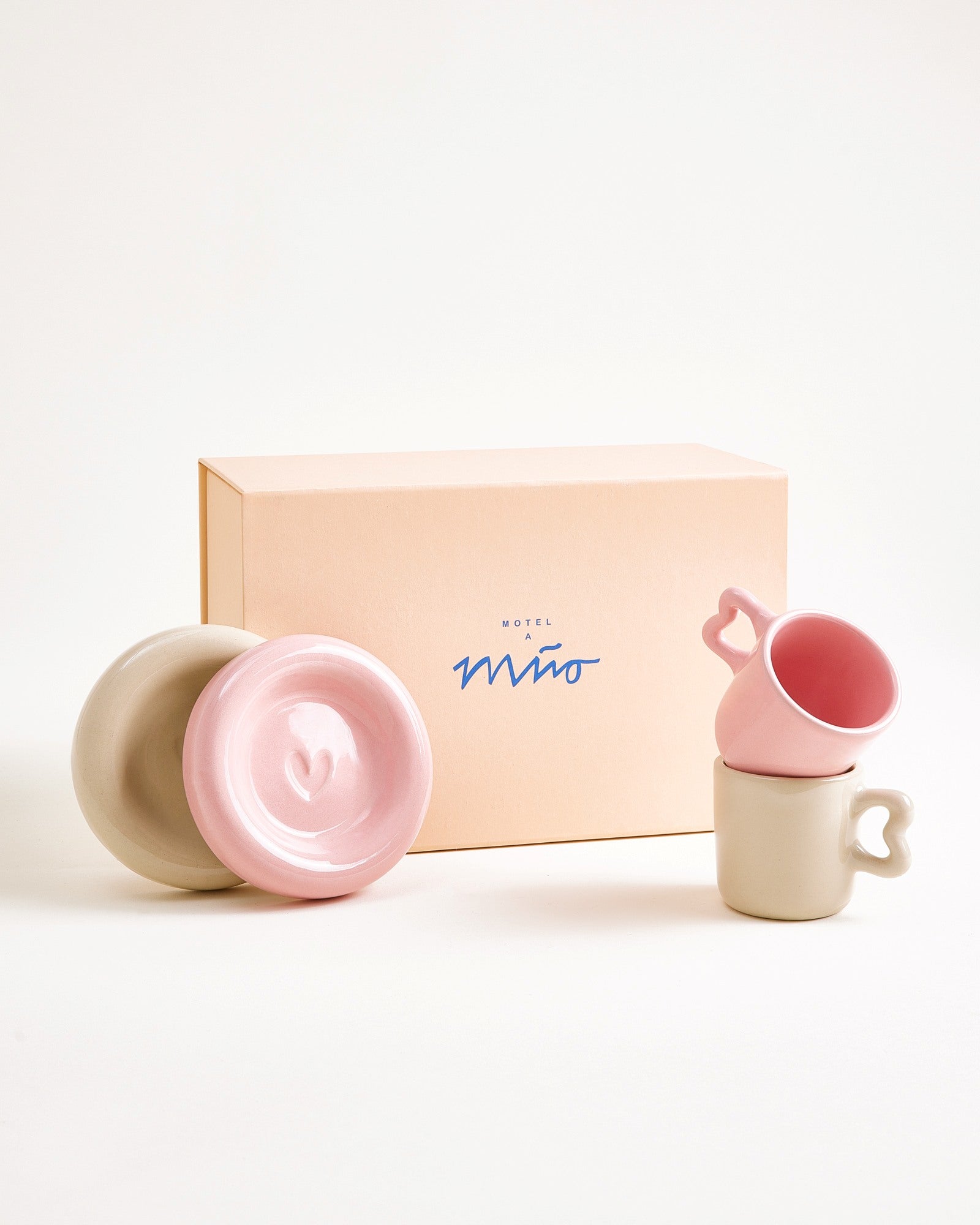 Seia Espresso Gift set pink sand 5 pieces