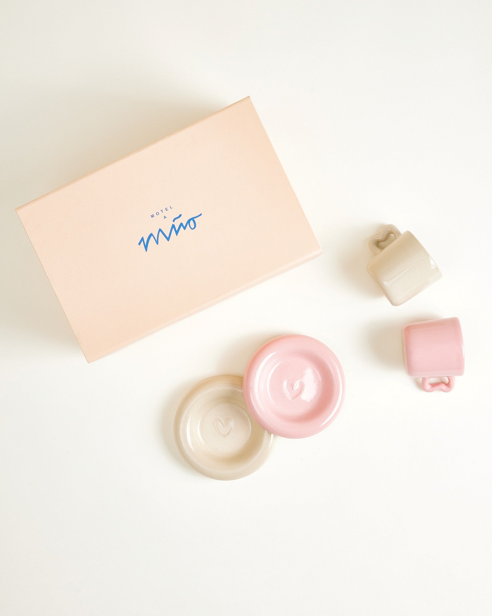 Seia Espresso Gift set pink sand 5 pieces