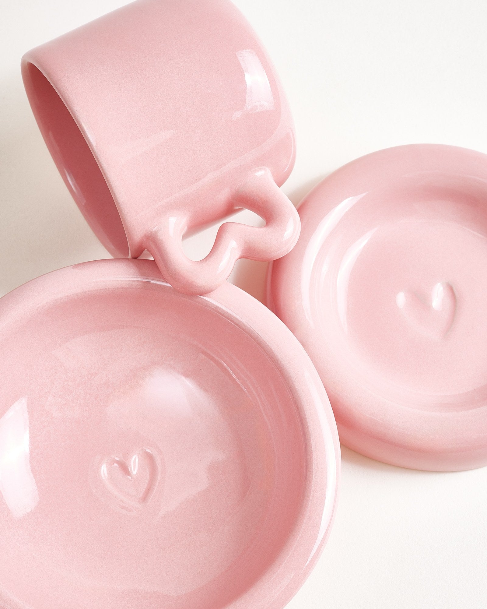 Seia Geschenk-Set Herz rosa 3-teilig