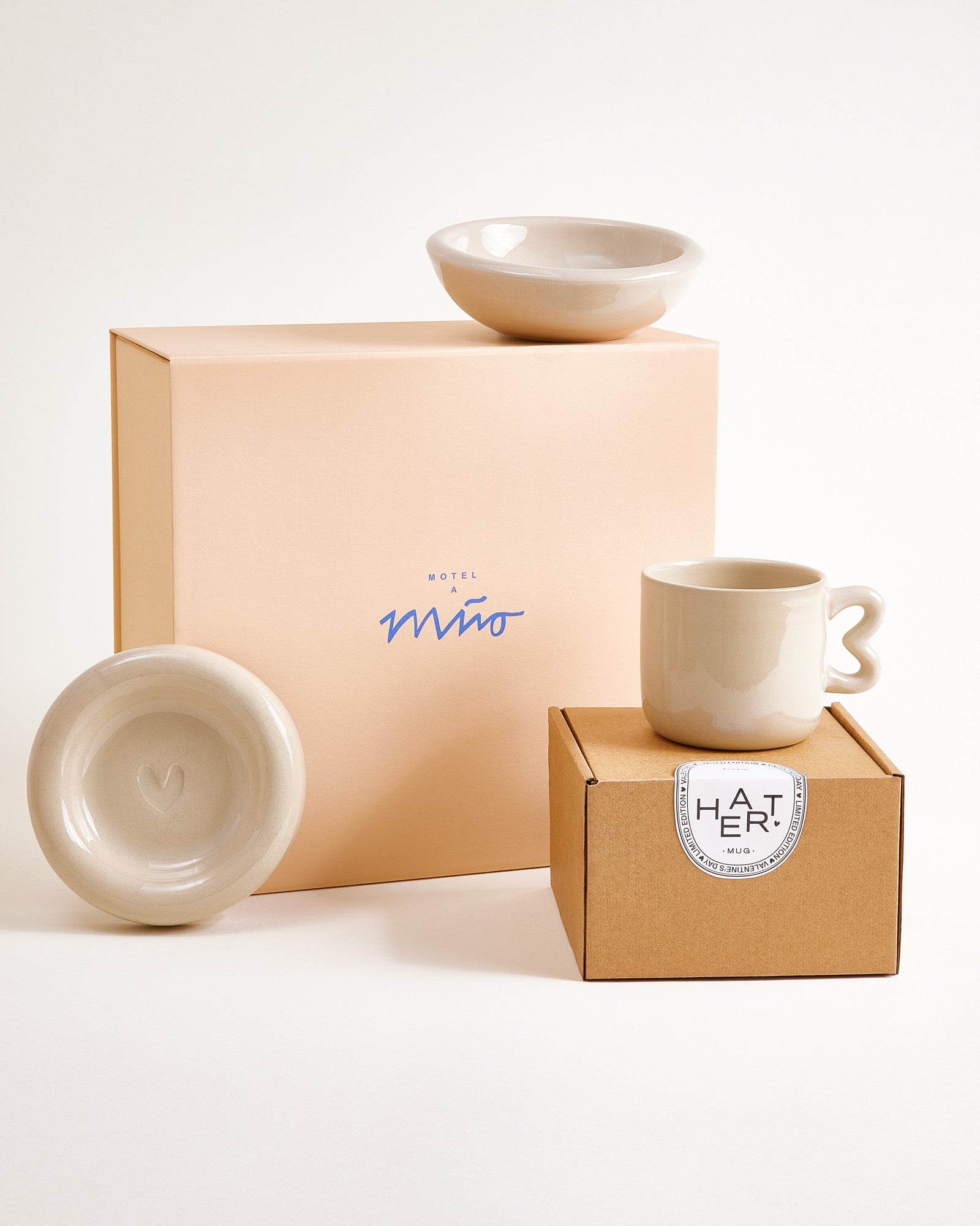 Seia Geschenk-Set sand 4-teilig