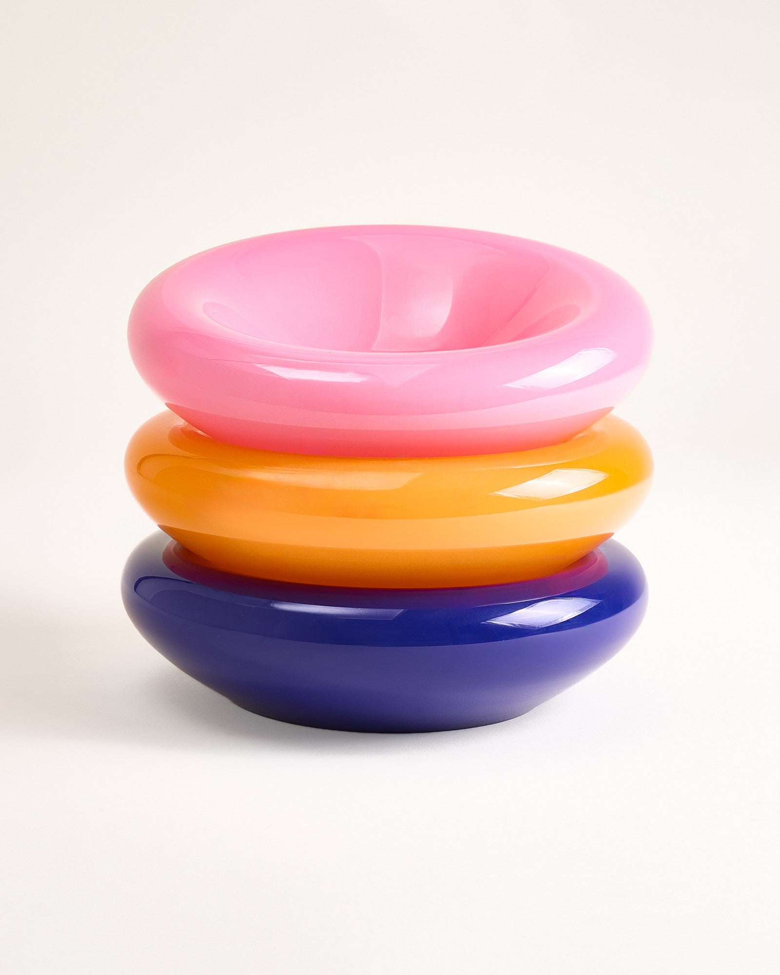 Seia - Small glass bowl orange