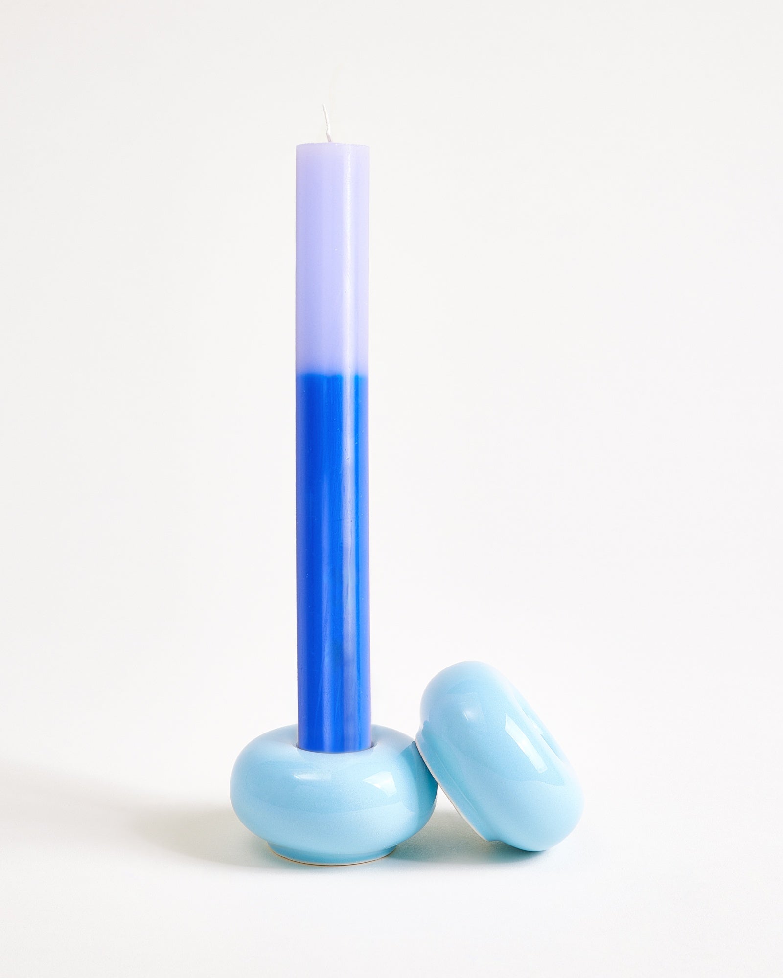 Seia kandelaar lichtblauw