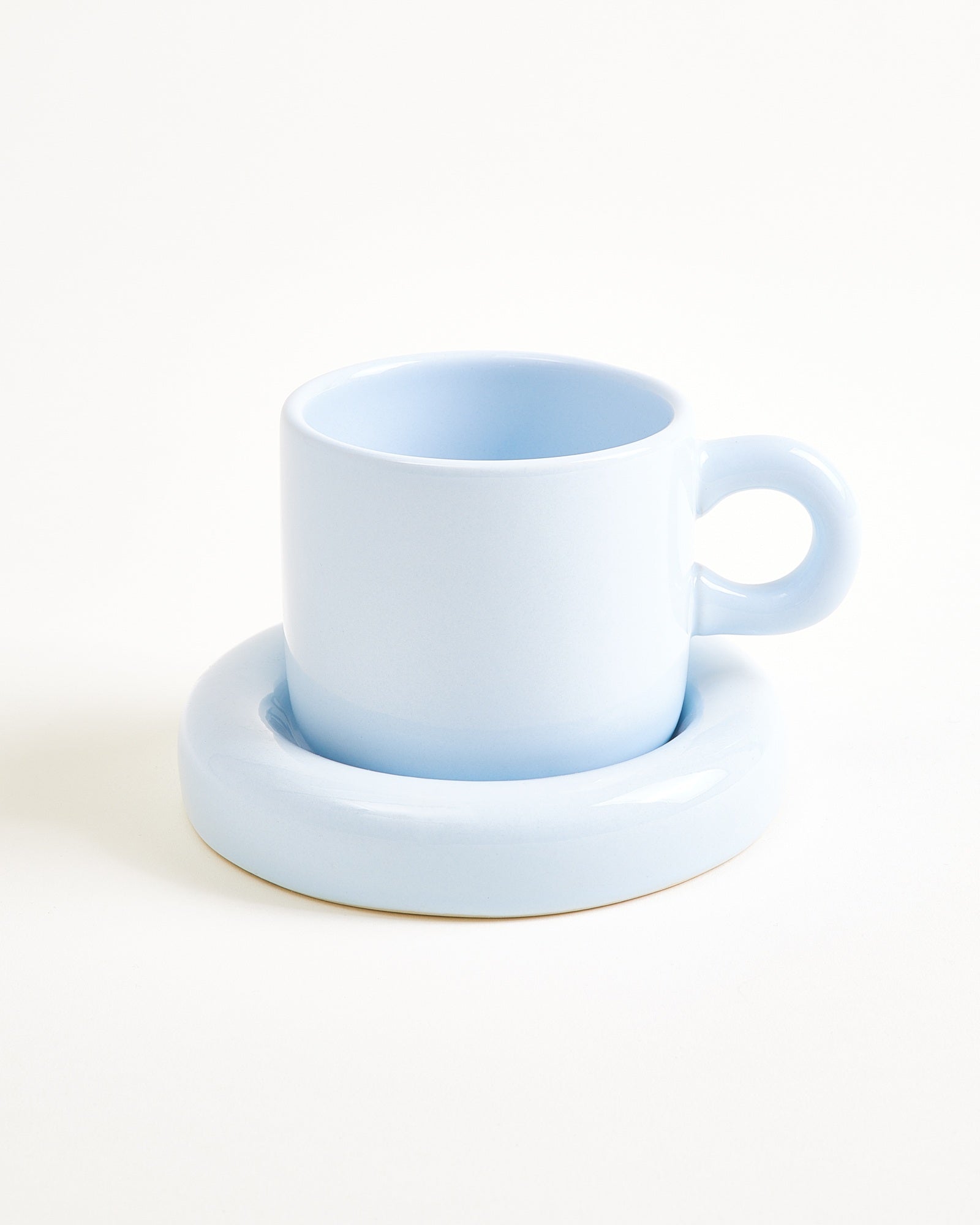 Seia kop & schotel lichtblauw