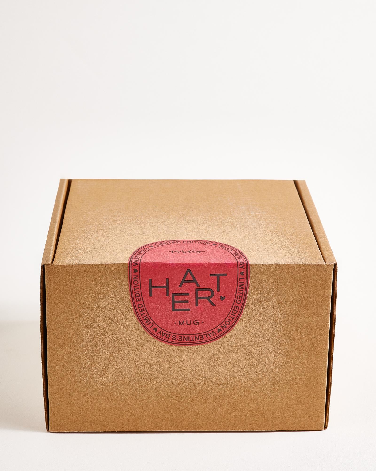 Seia - Tazza e piattino con cuore rossa